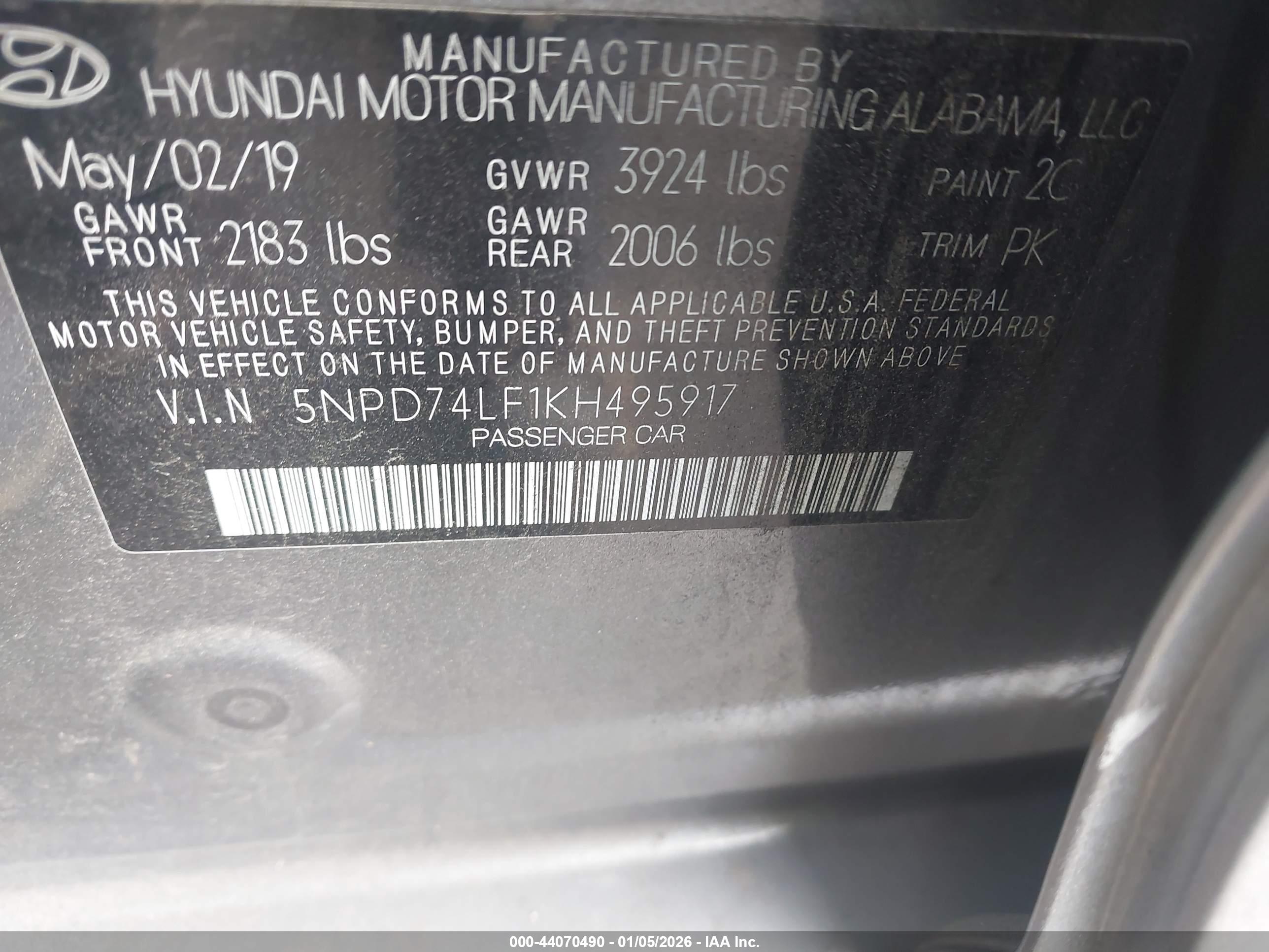 HYUNDAI ELANTRA image 9