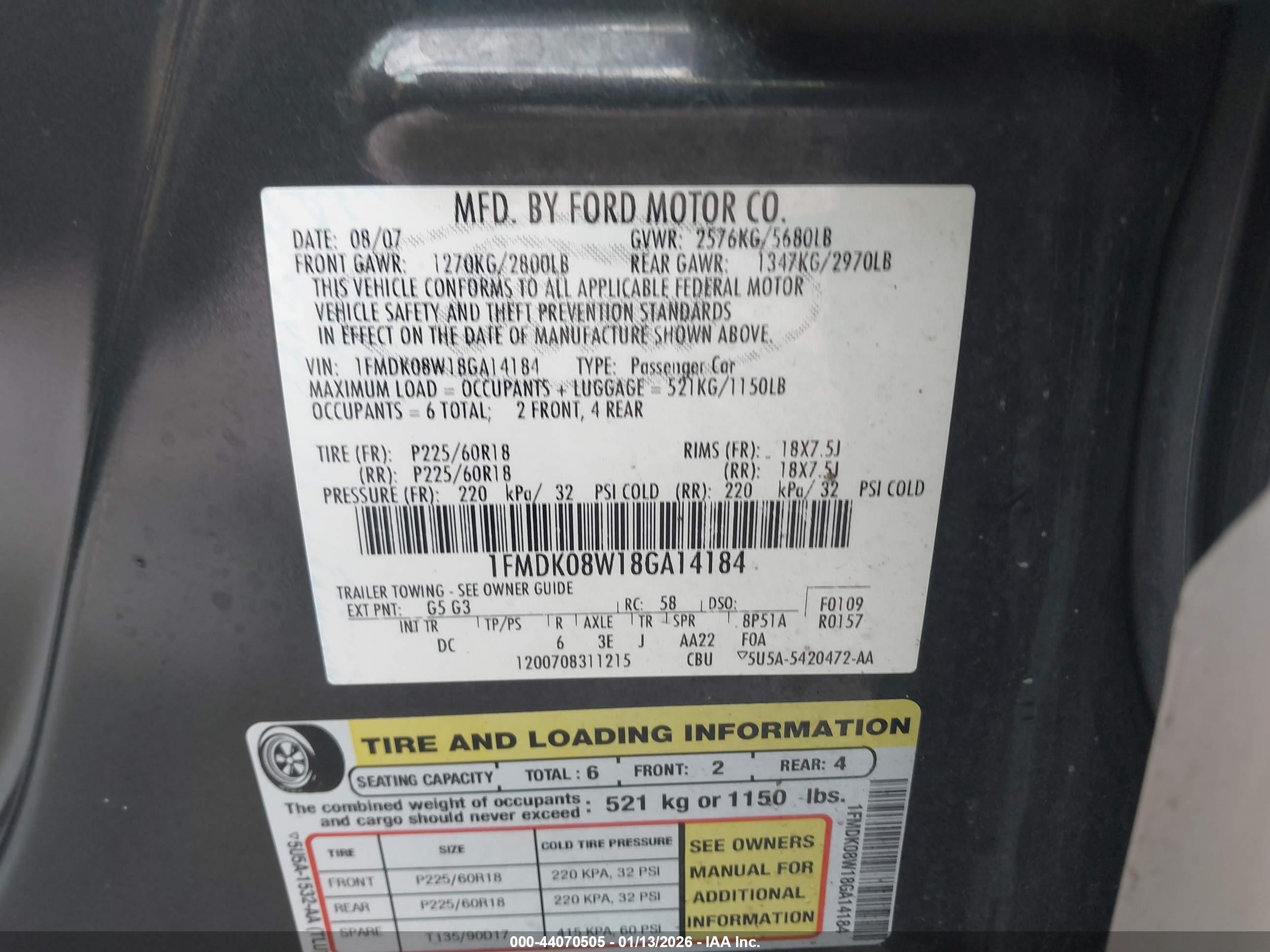 FORD TAURUS image 9