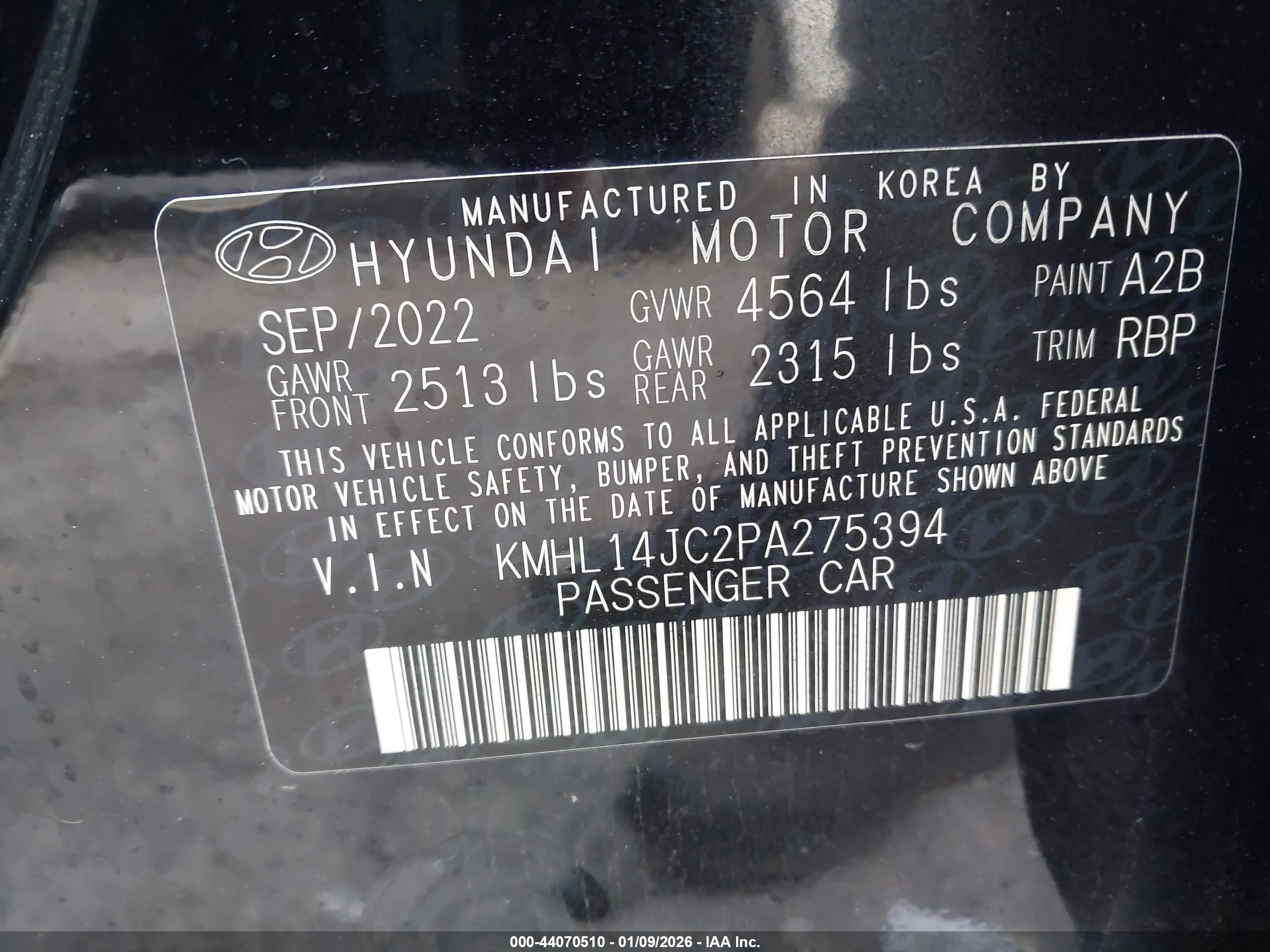 HYUNDAI SONATA image 9
