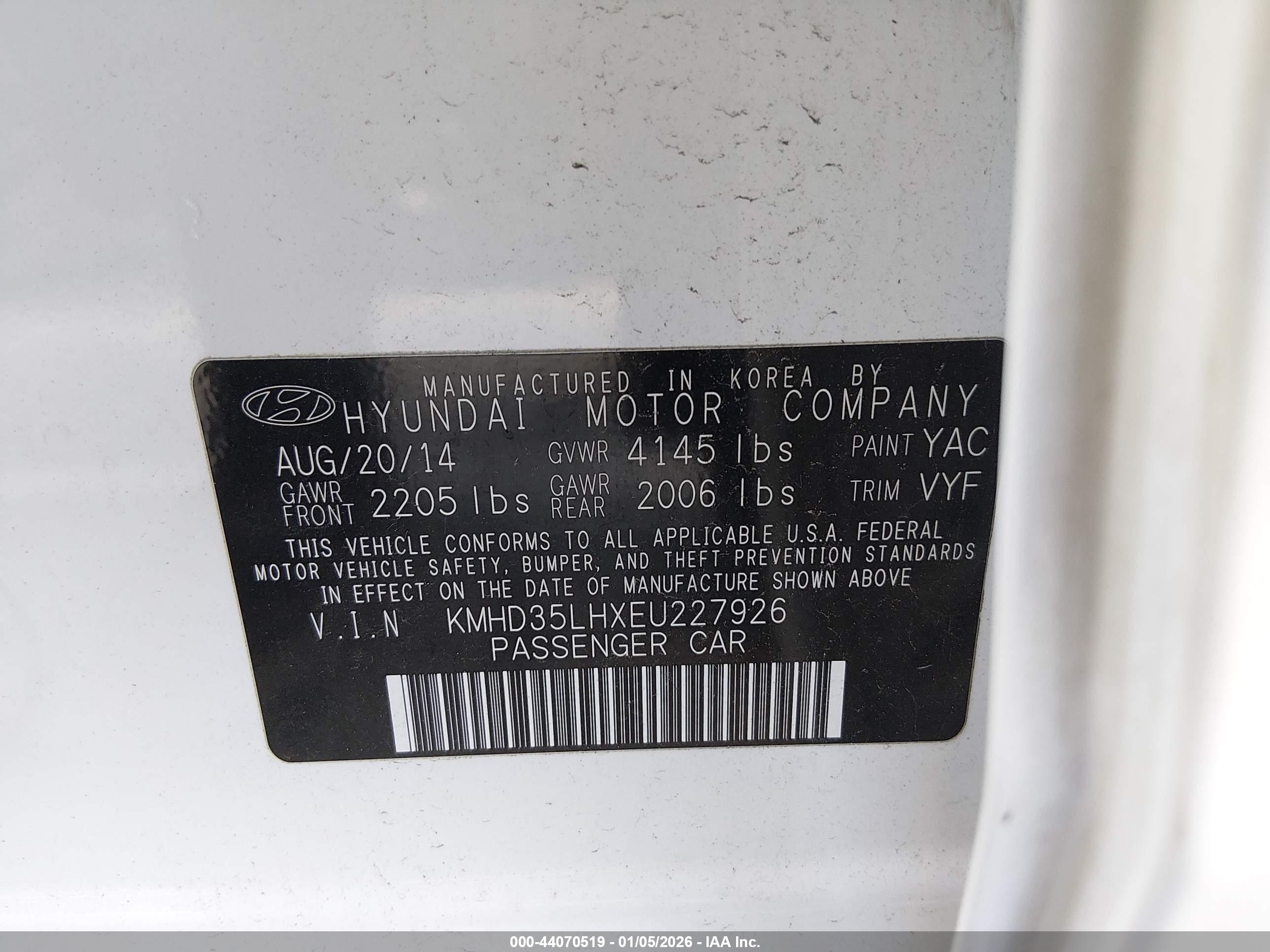 HYUNDAI ELANTRA image 9