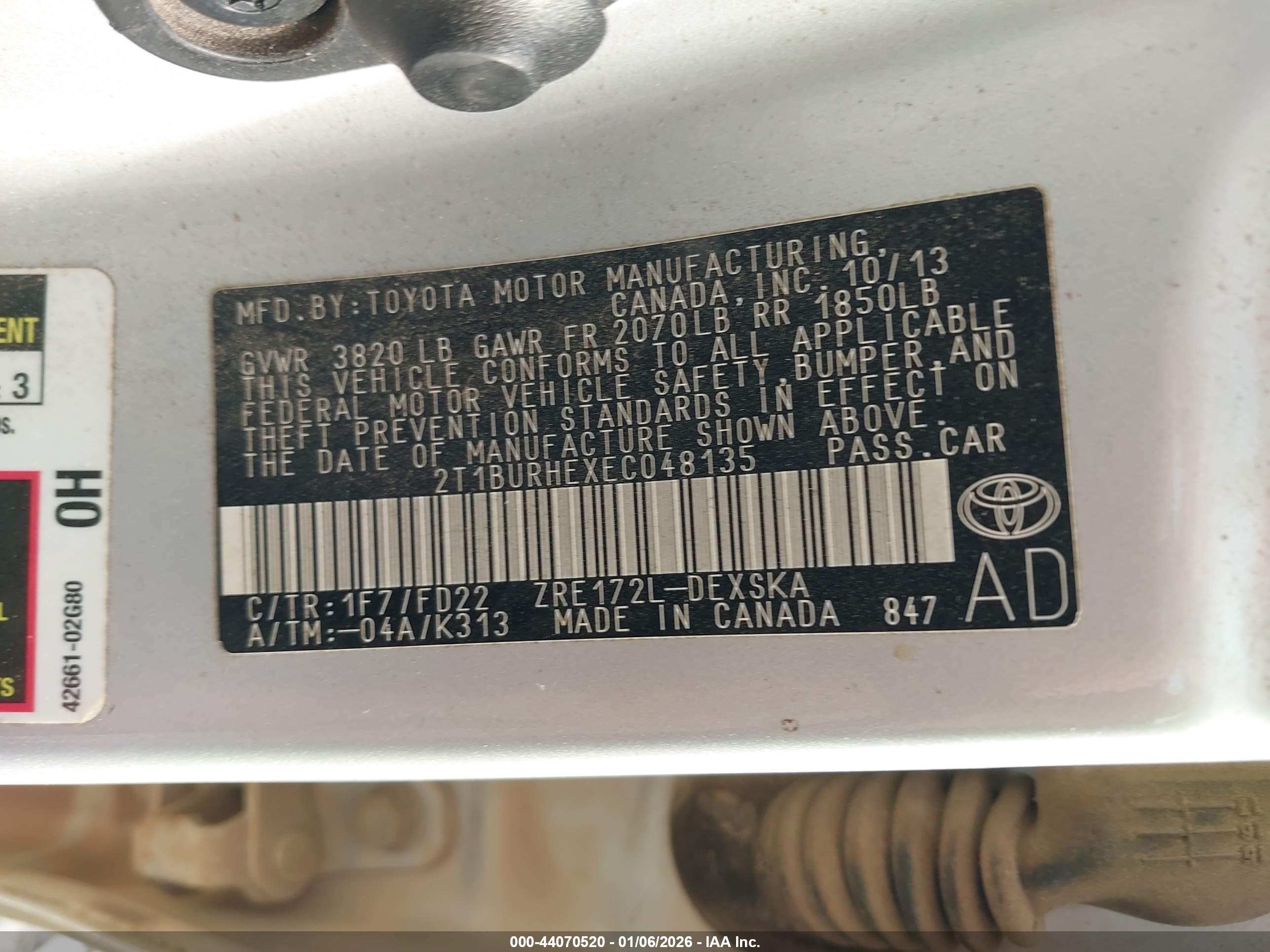 TOYOTA COROLLA image 9