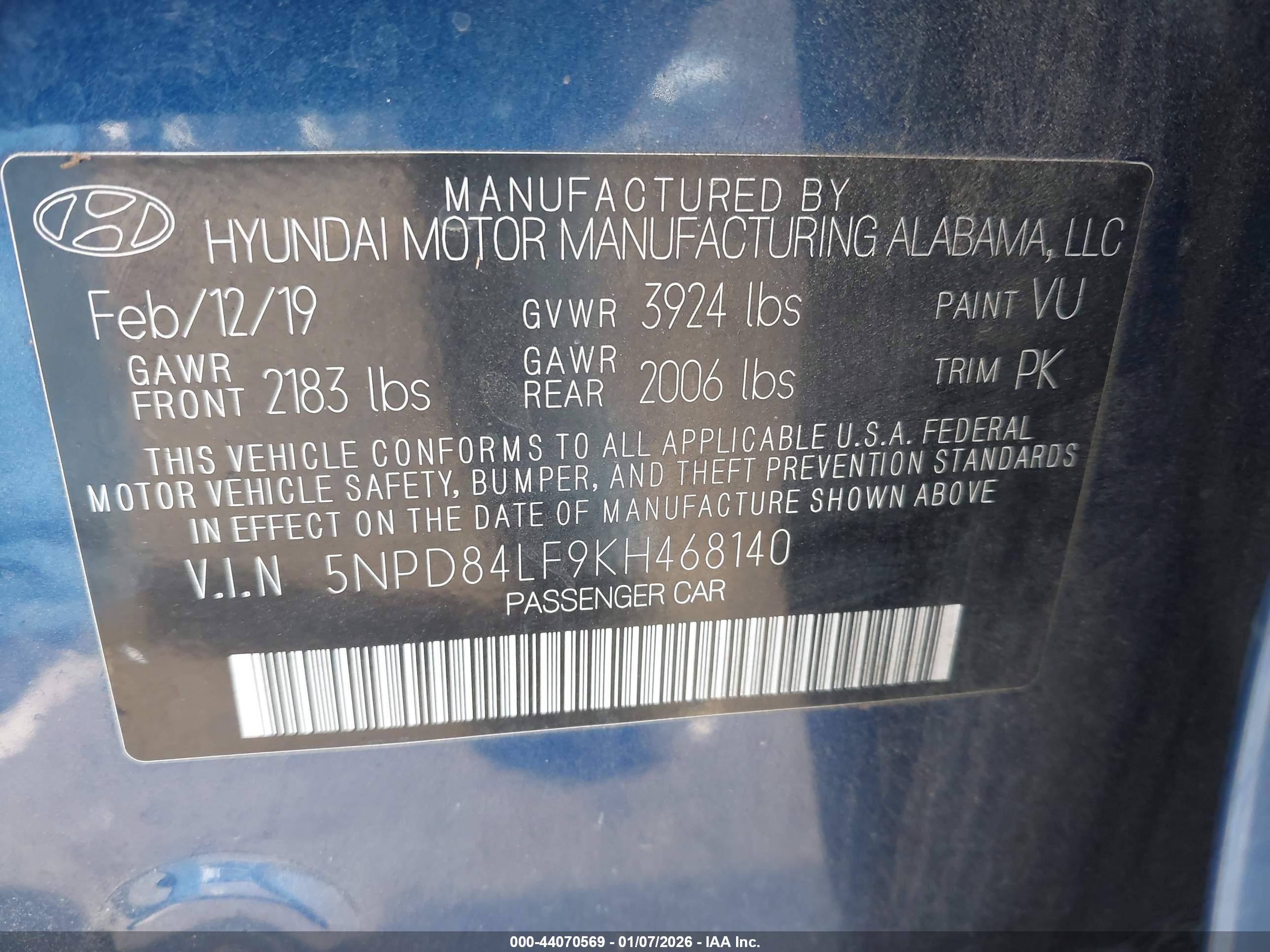 HYUNDAI ELANTRA image 9