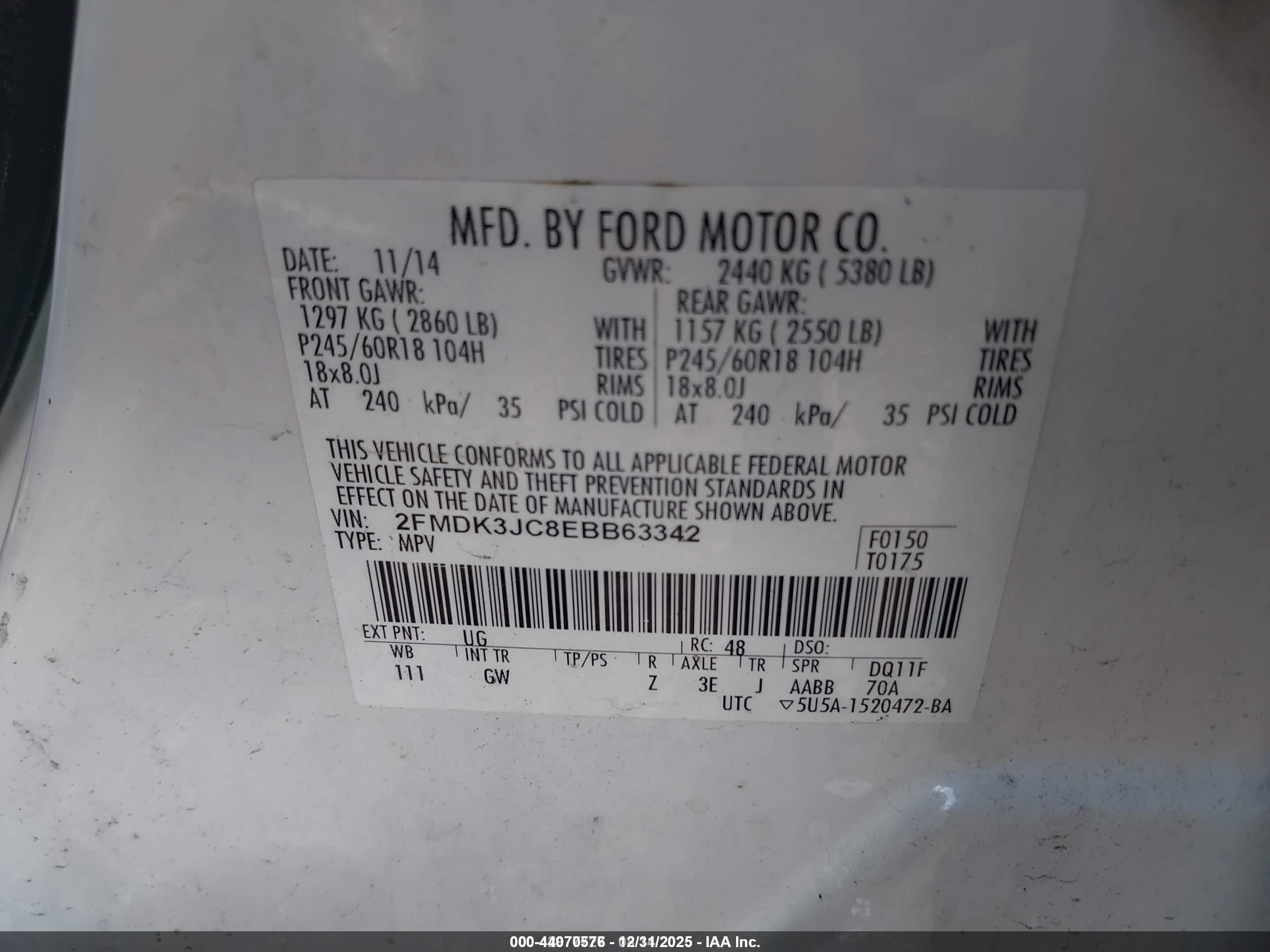 FORD EDGE image 9