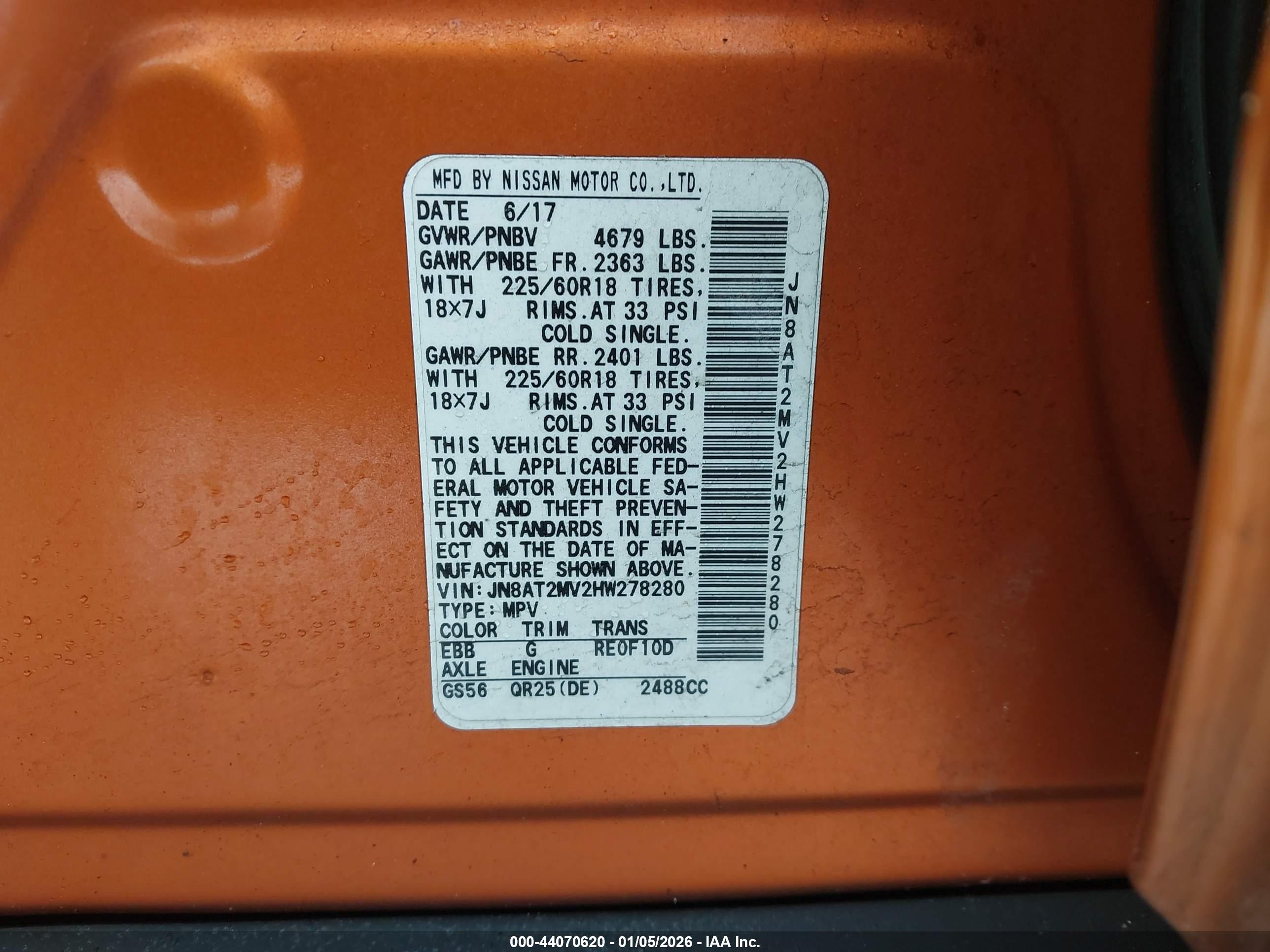 NISSAN ROGUE image 9