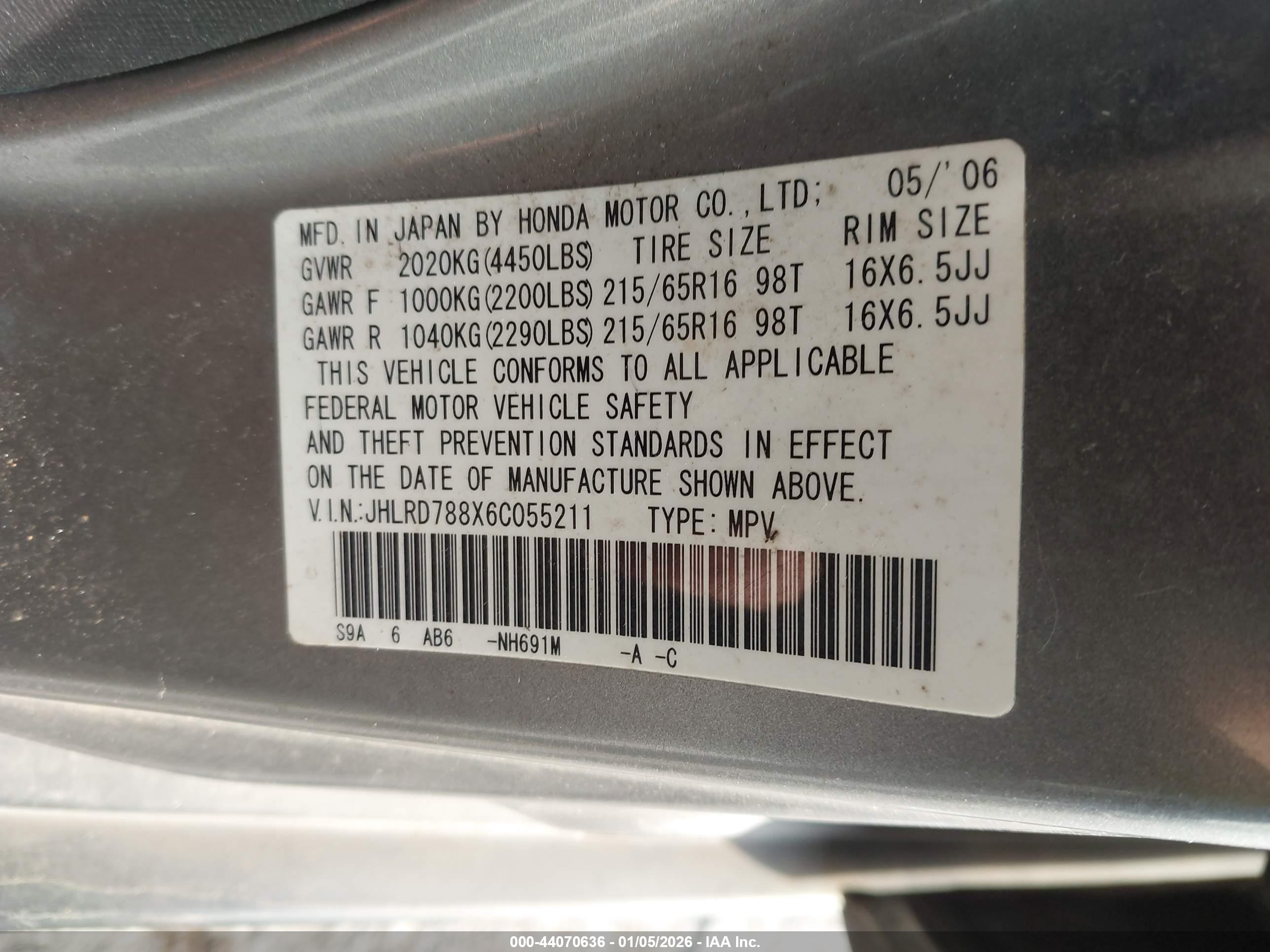 HONDA CR-V image 9