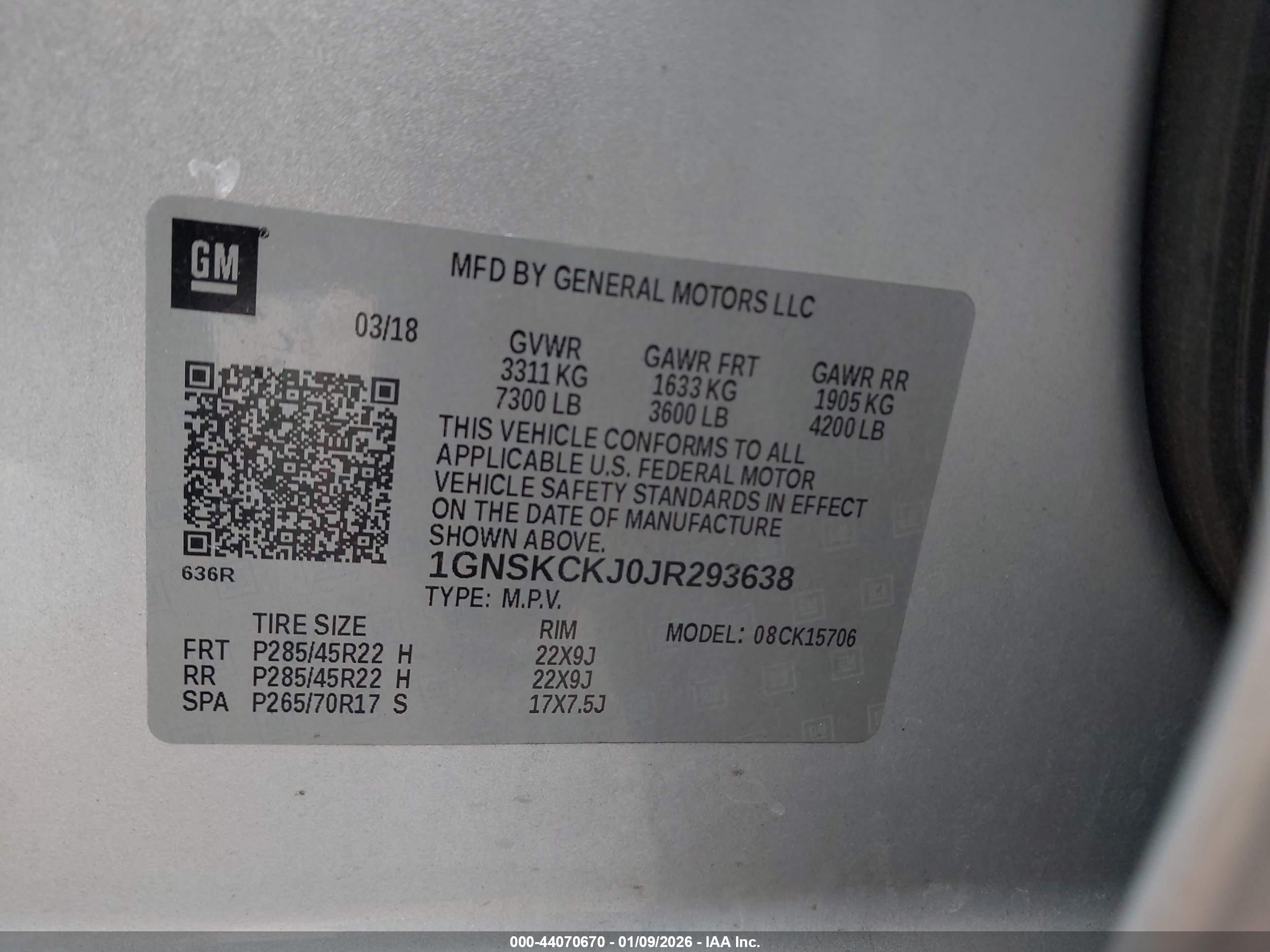 CHEVROLET TAHOE image 9