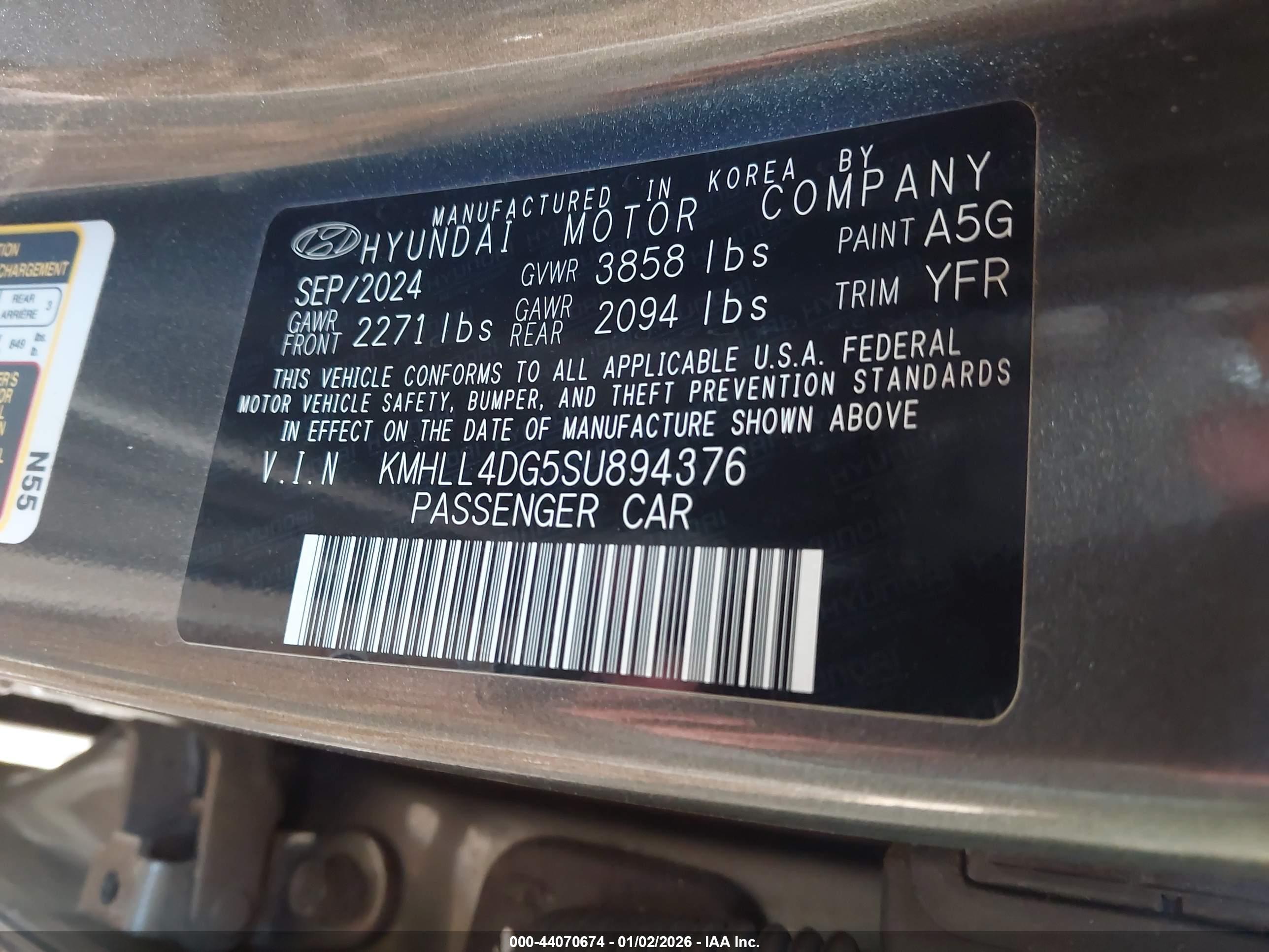 HYUNDAI ELANTRA image 9