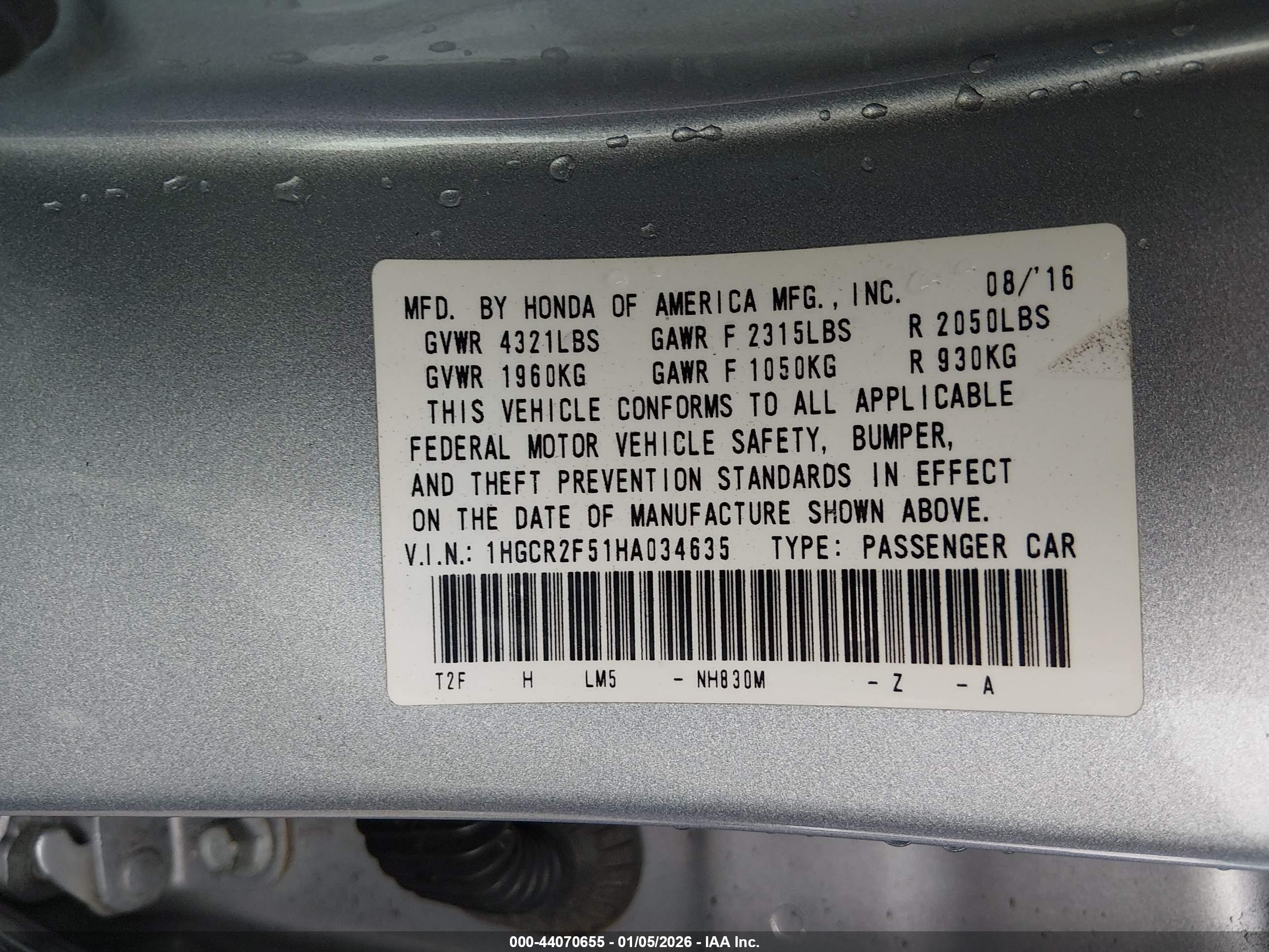 HONDA ACCORD image 9