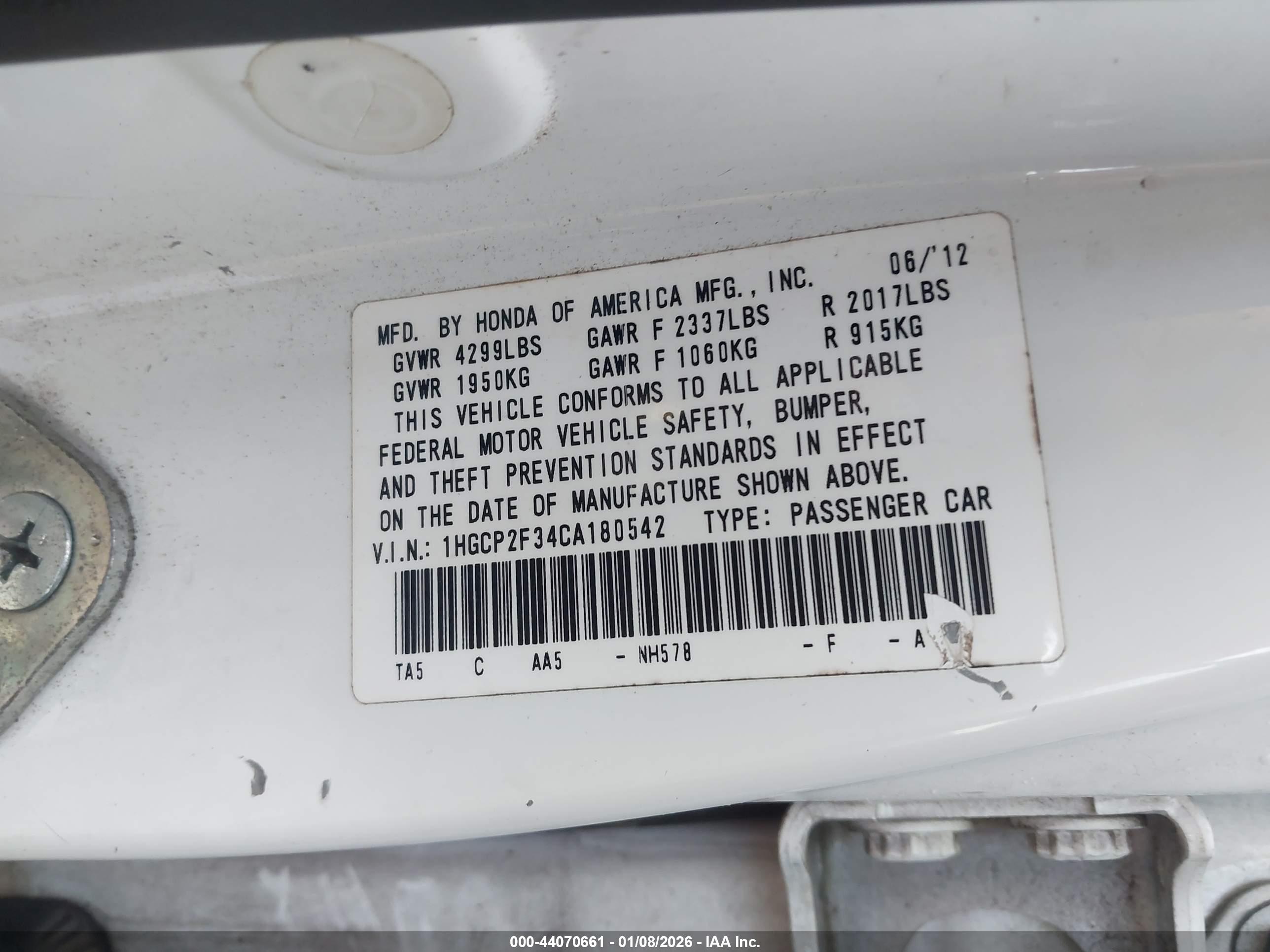 HONDA ACCORD image 9