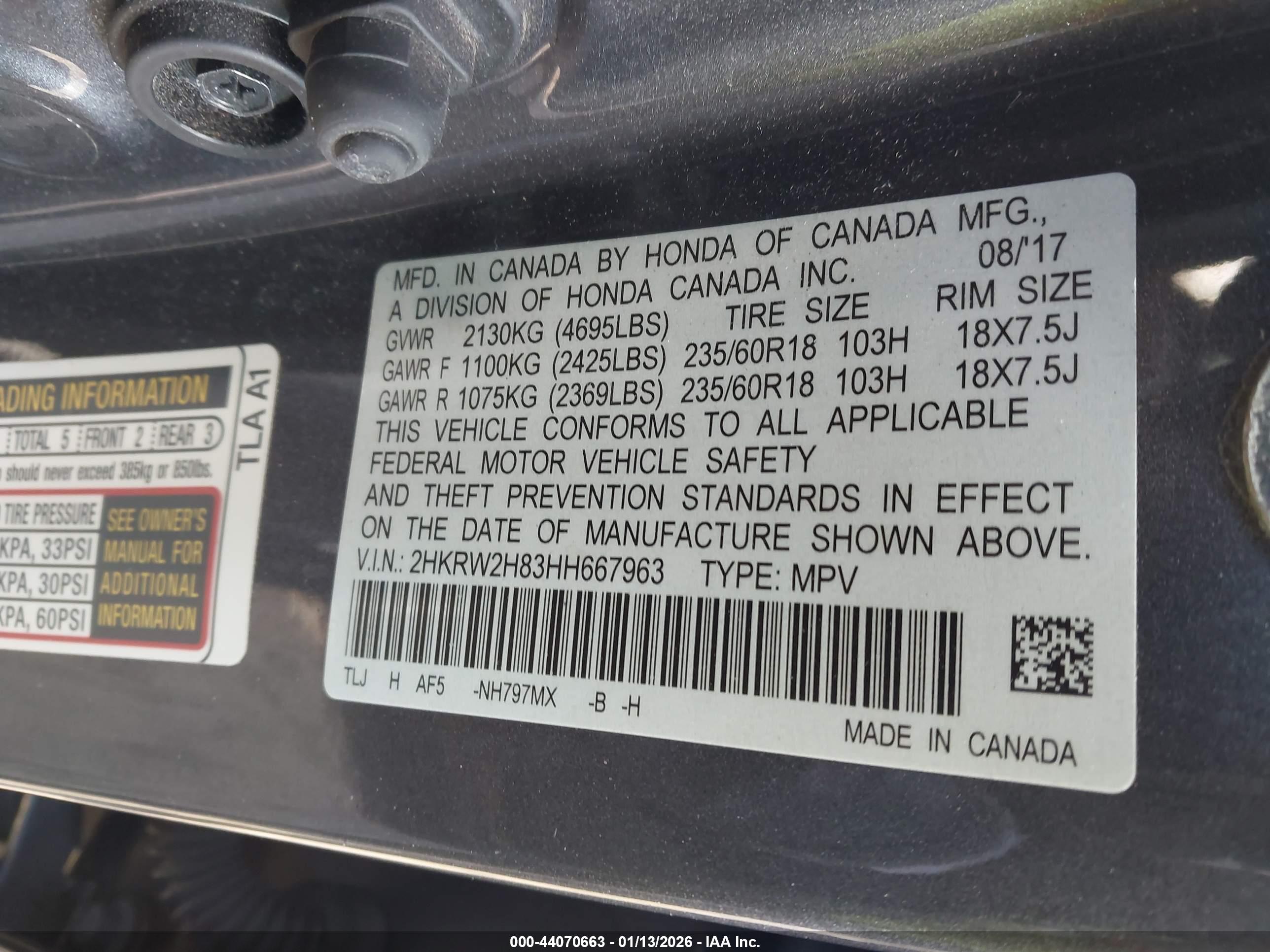 HONDA CR-V image 9