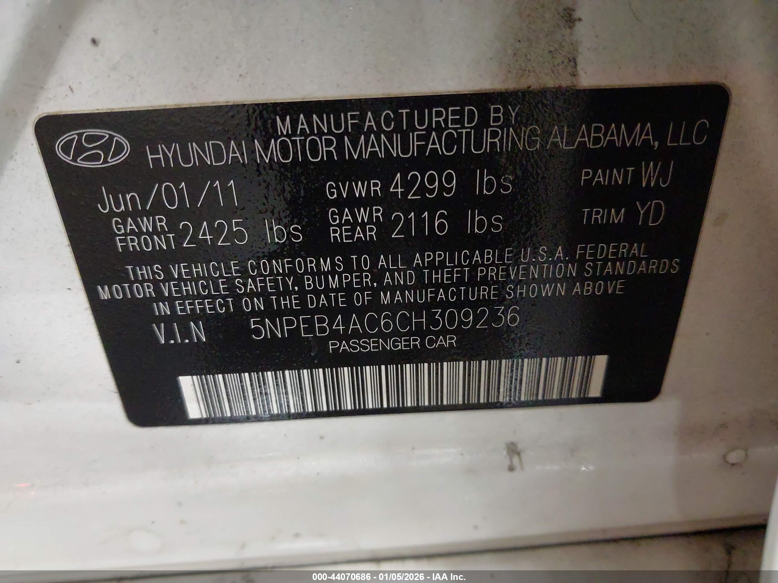 HYUNDAI SONATA image 9