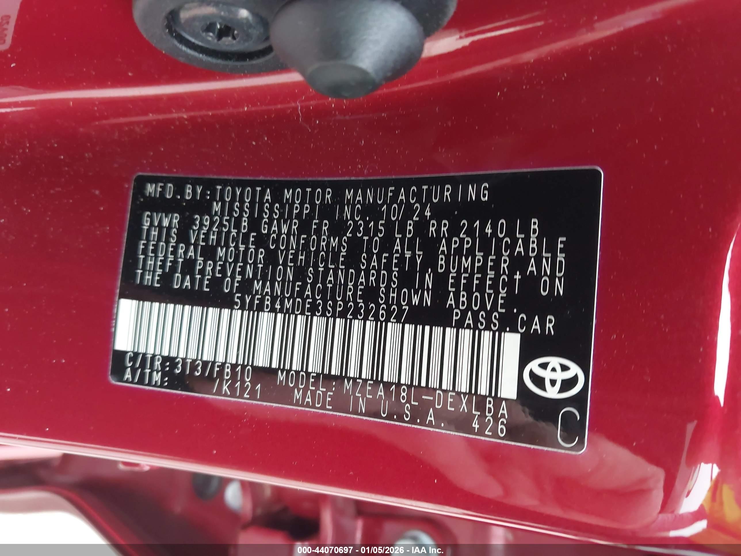 TOYOTA COROLLA image 9