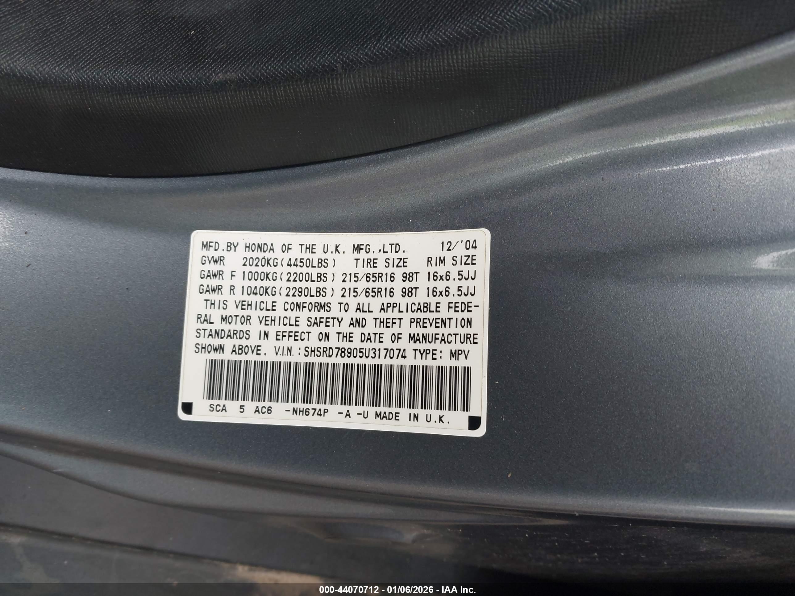 HONDA CR-V image 9
