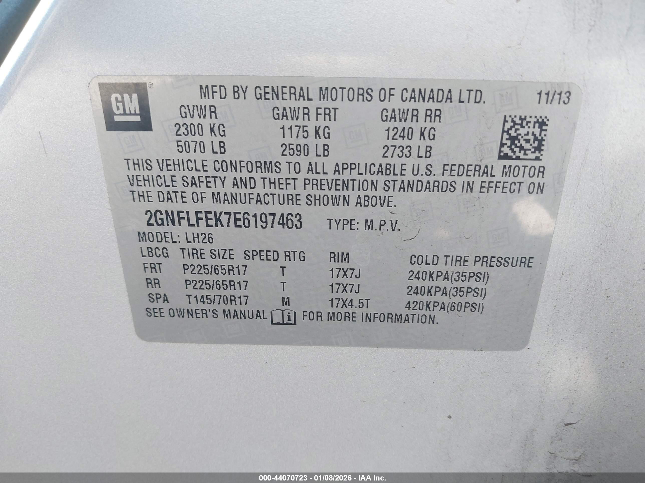 CHEVROLET EQUINOX image 9