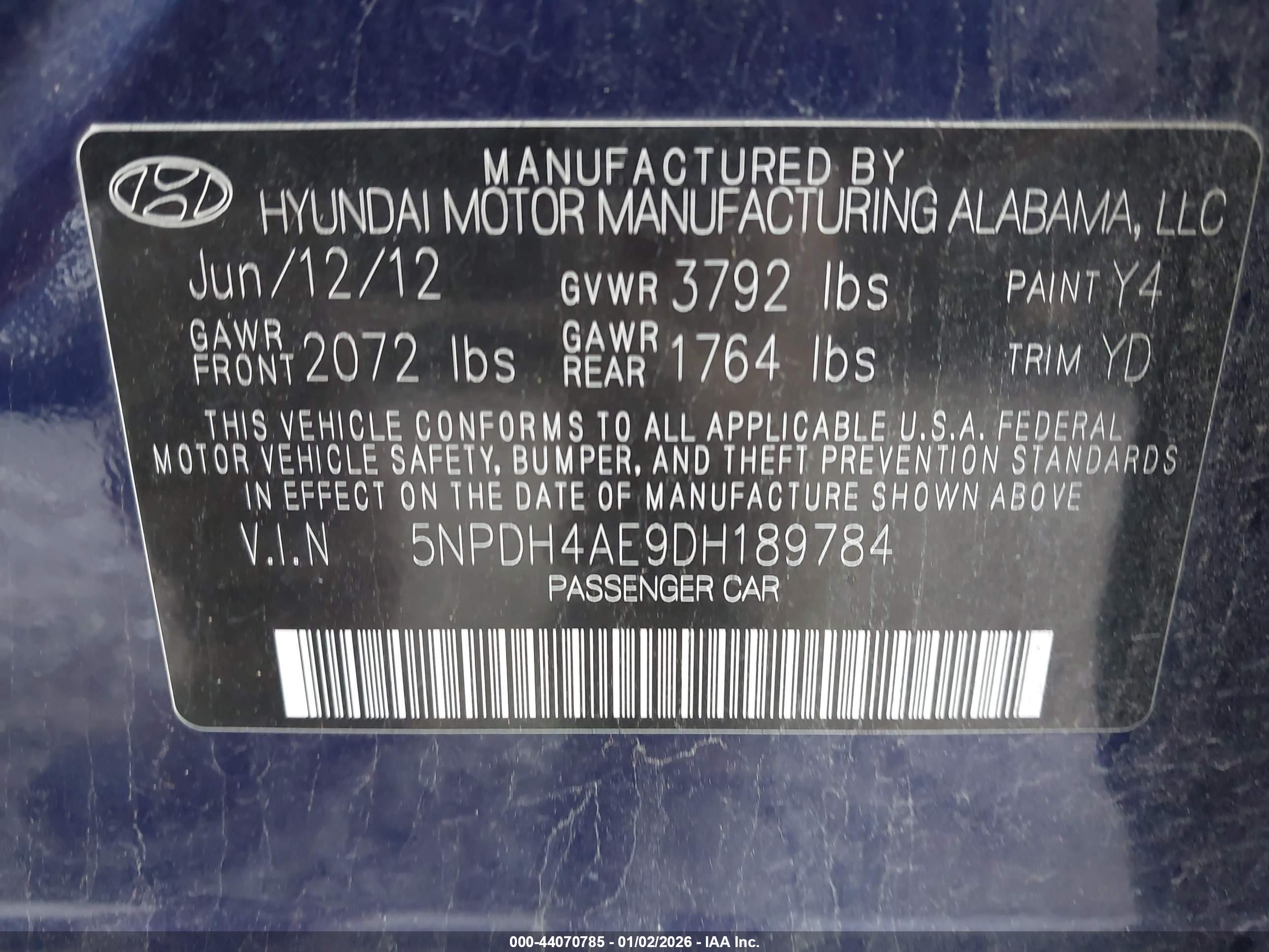 HYUNDAI ELANTRA image 9