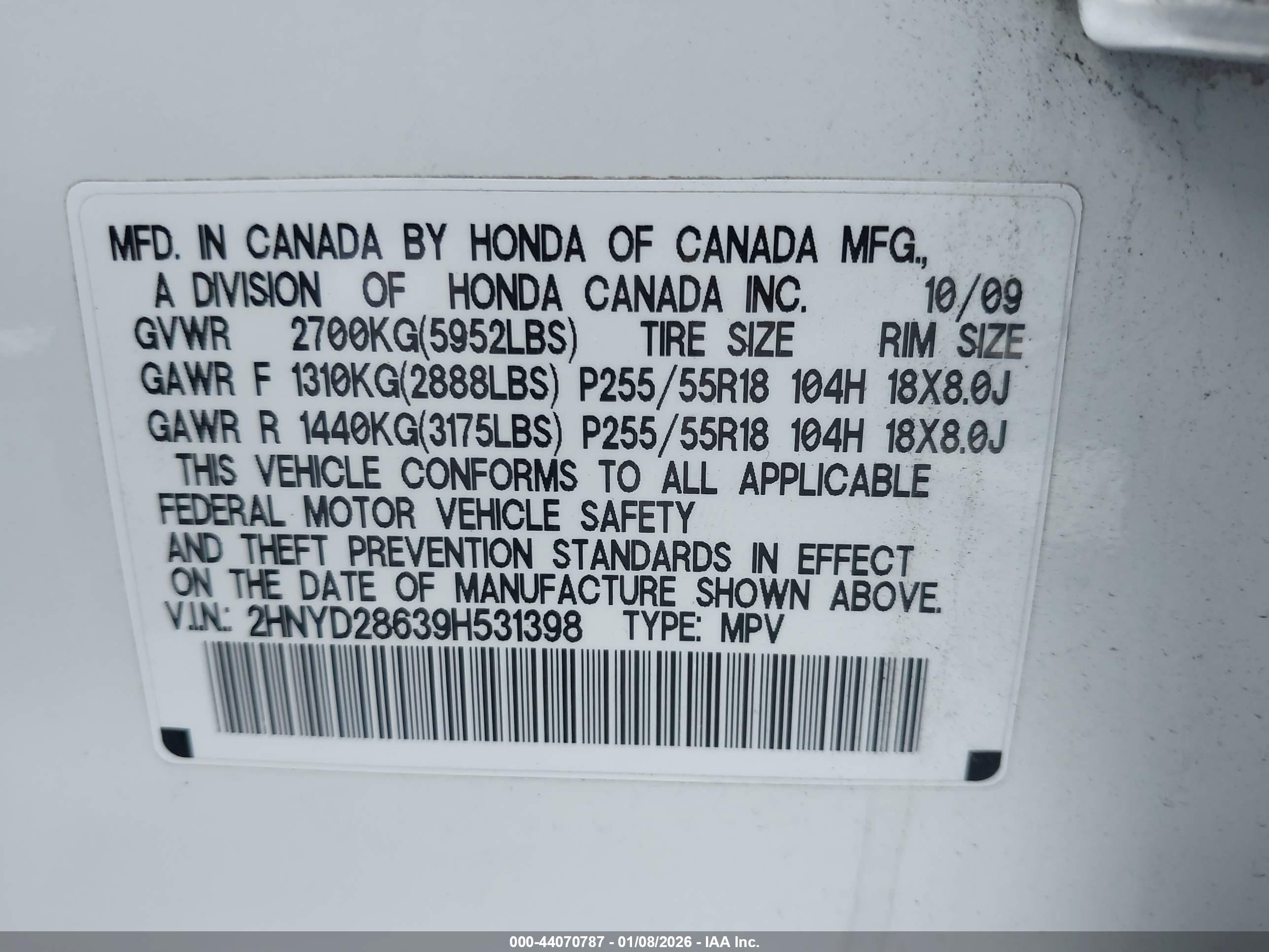 ACURA MDX image 9