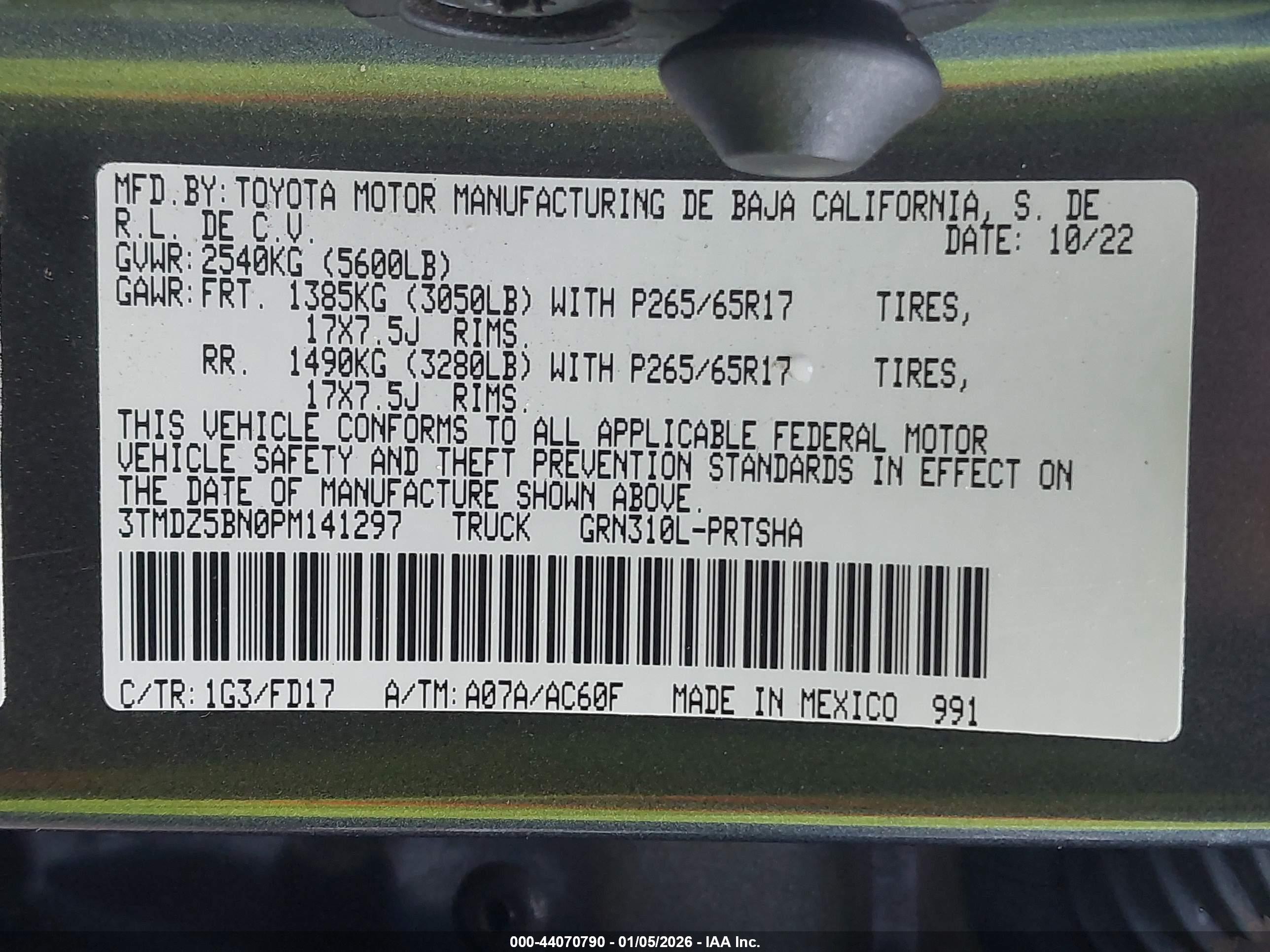 TOYOTA TACOMA image 9