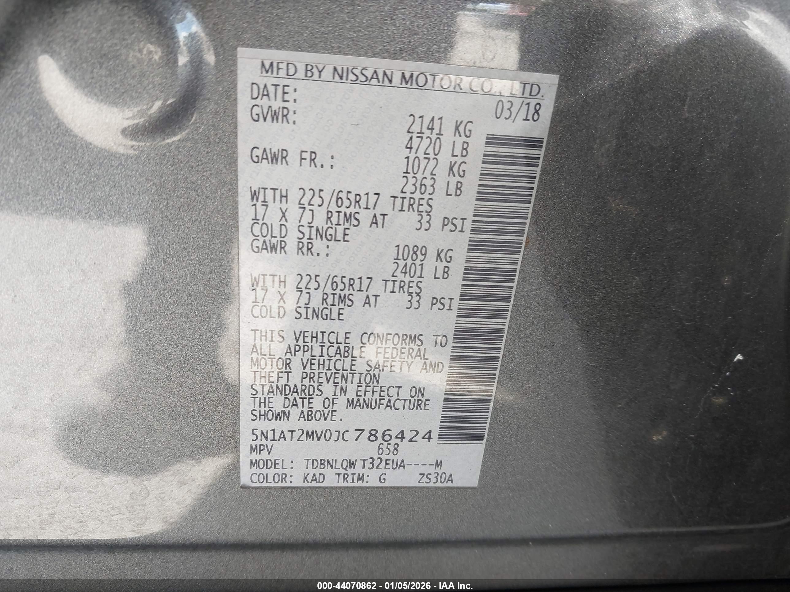 NISSAN ROGUE image 9