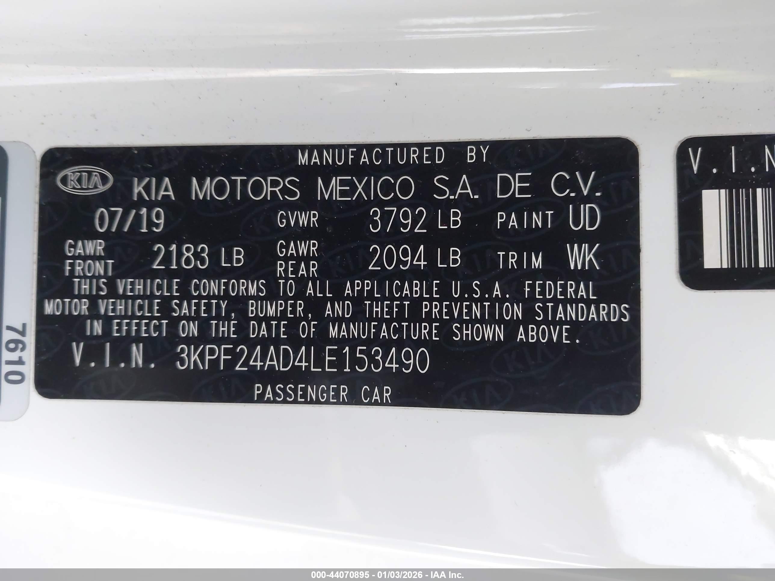 KIA FORTE image 9