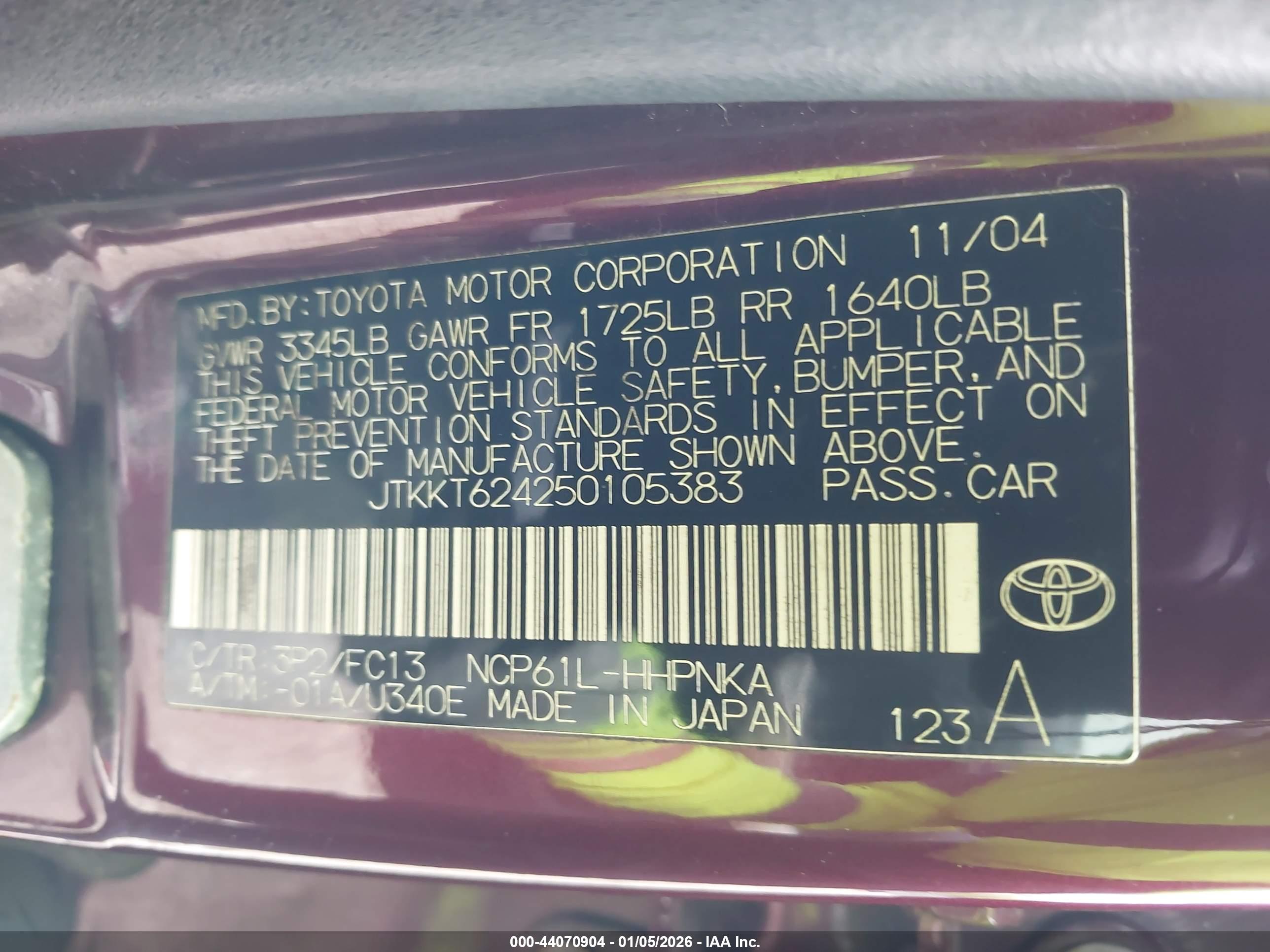 SCION XA image 9