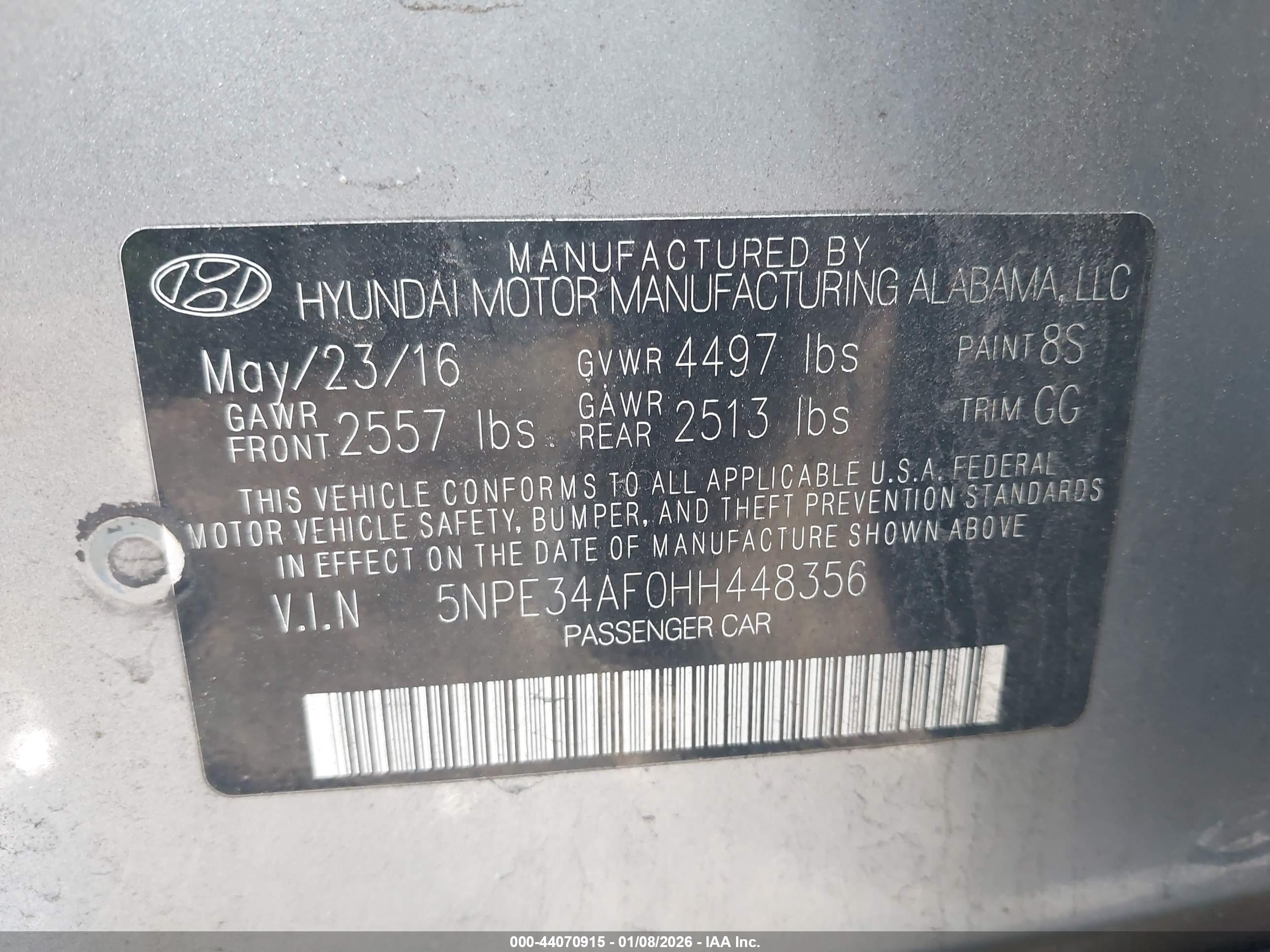 HYUNDAI SONATA image 9