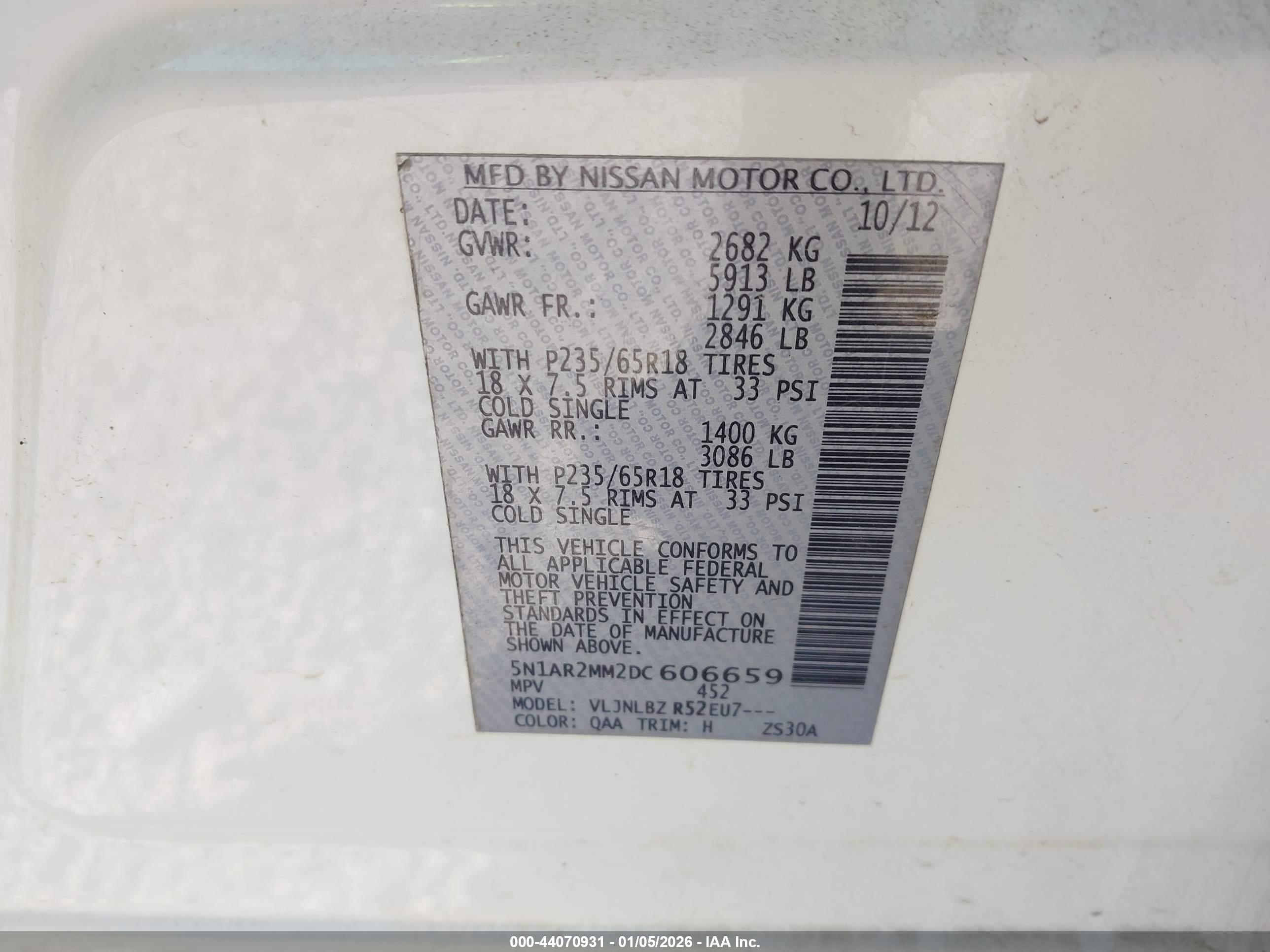 NISSAN PATHFINDER image 9