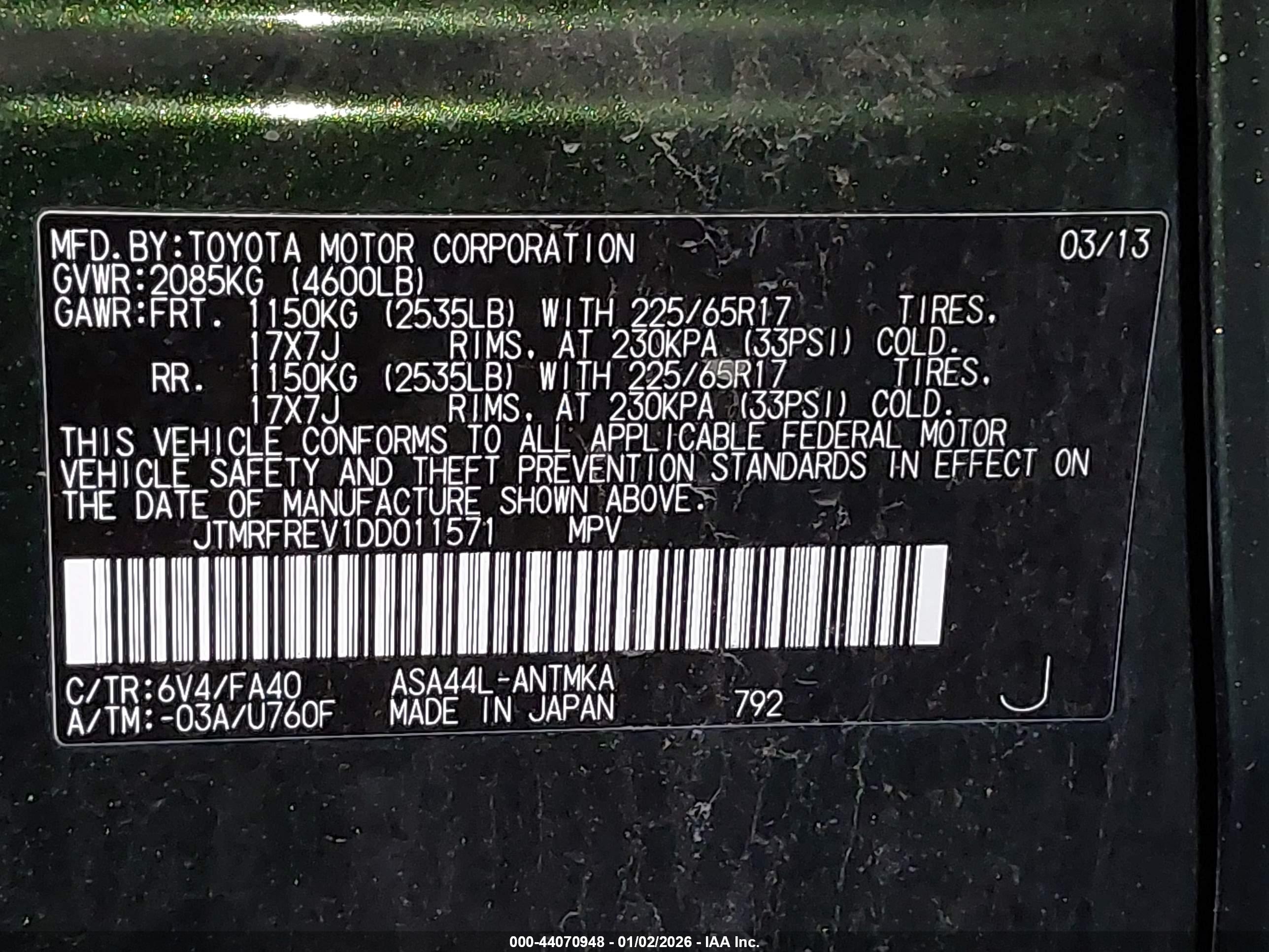 TOYOTA RAV4 image 9