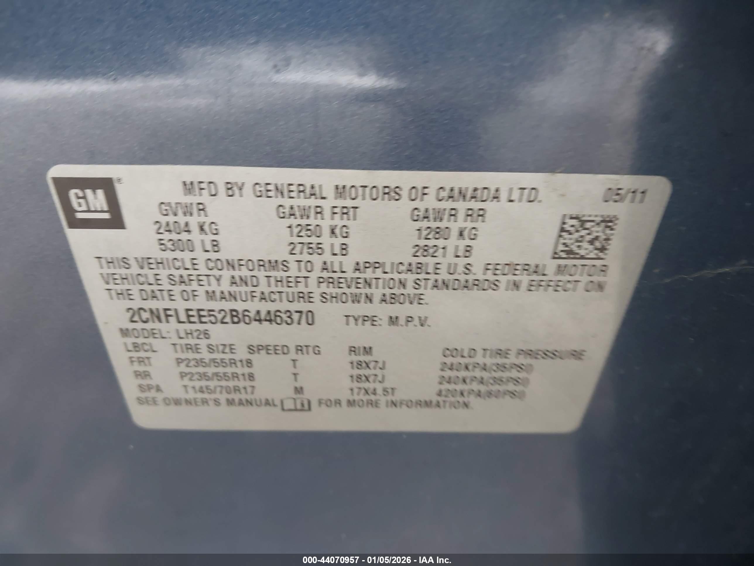 CHEVROLET EQUINOX image 9