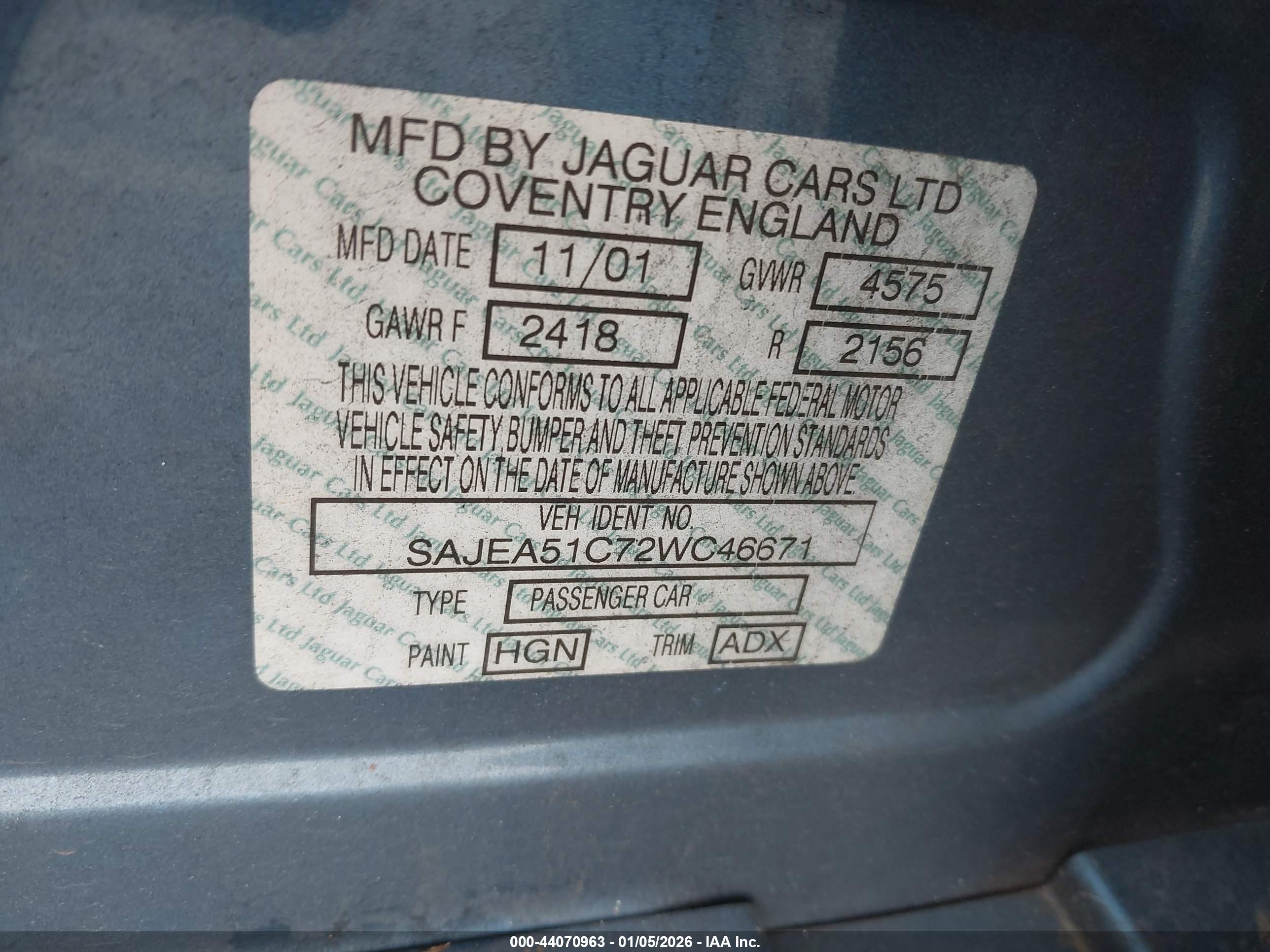 JAGUAR X-TYPE image 9