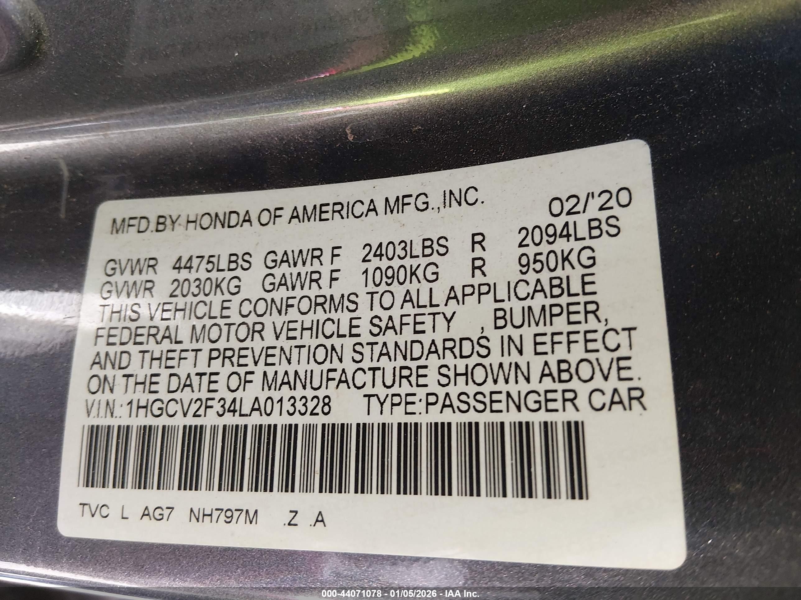 HONDA ACCORD image 9