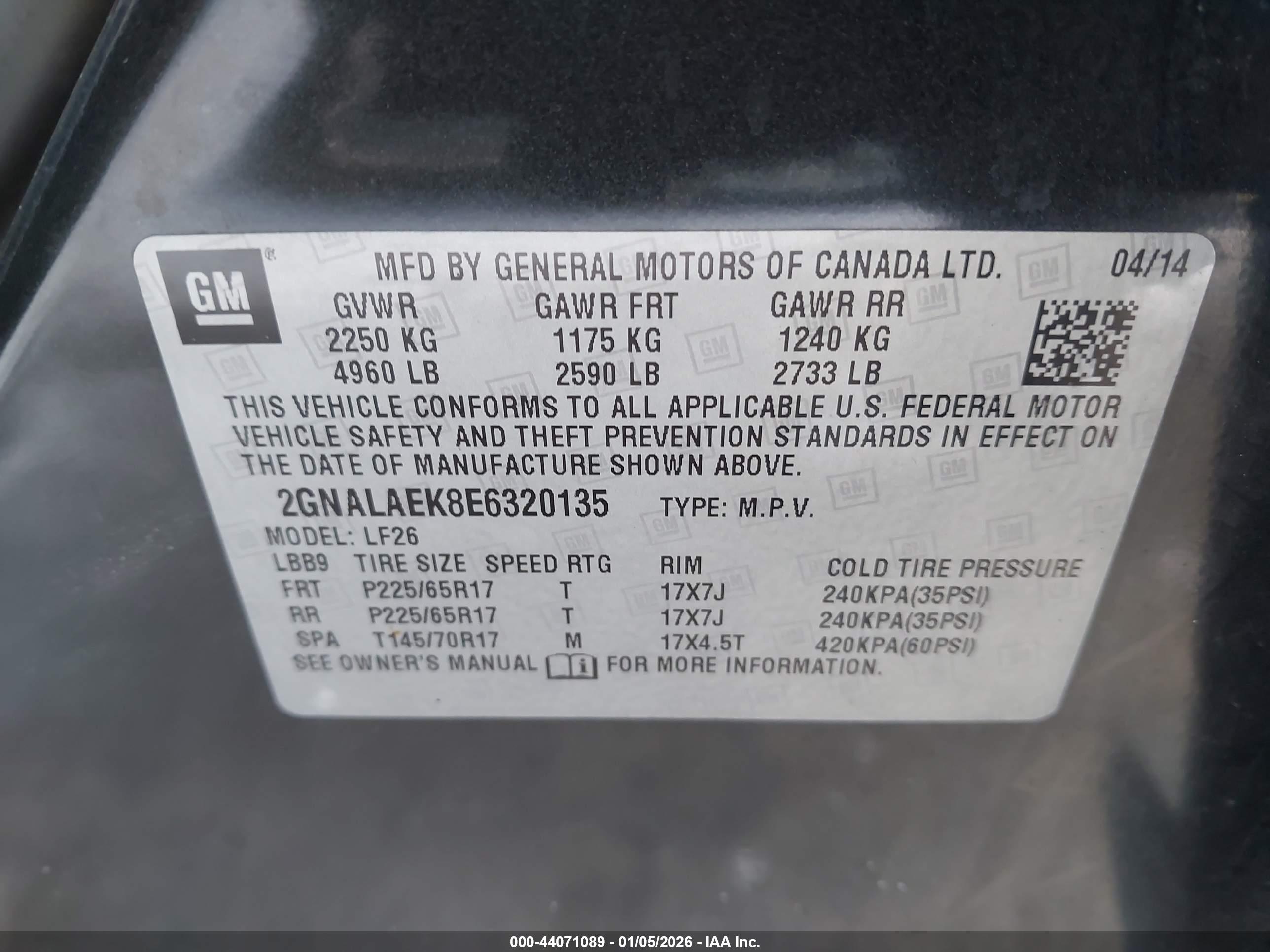 CHEVROLET EQUINOX image 9