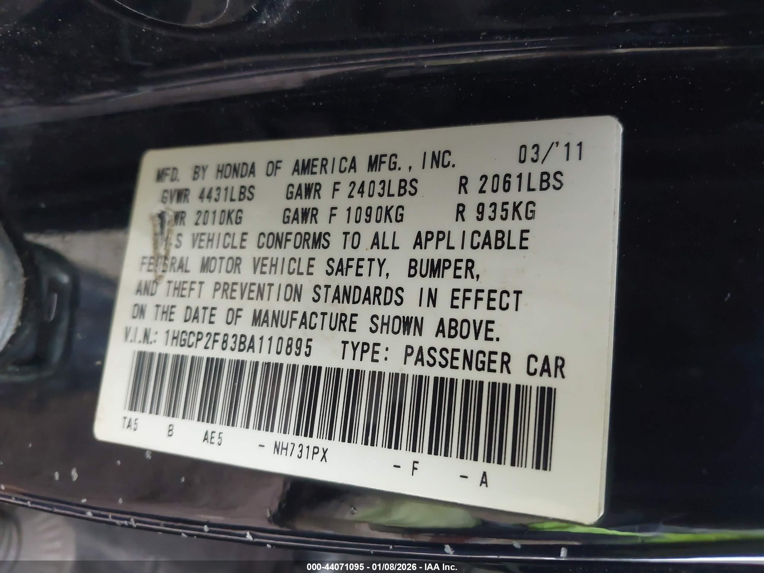 HONDA ACCORD image 9