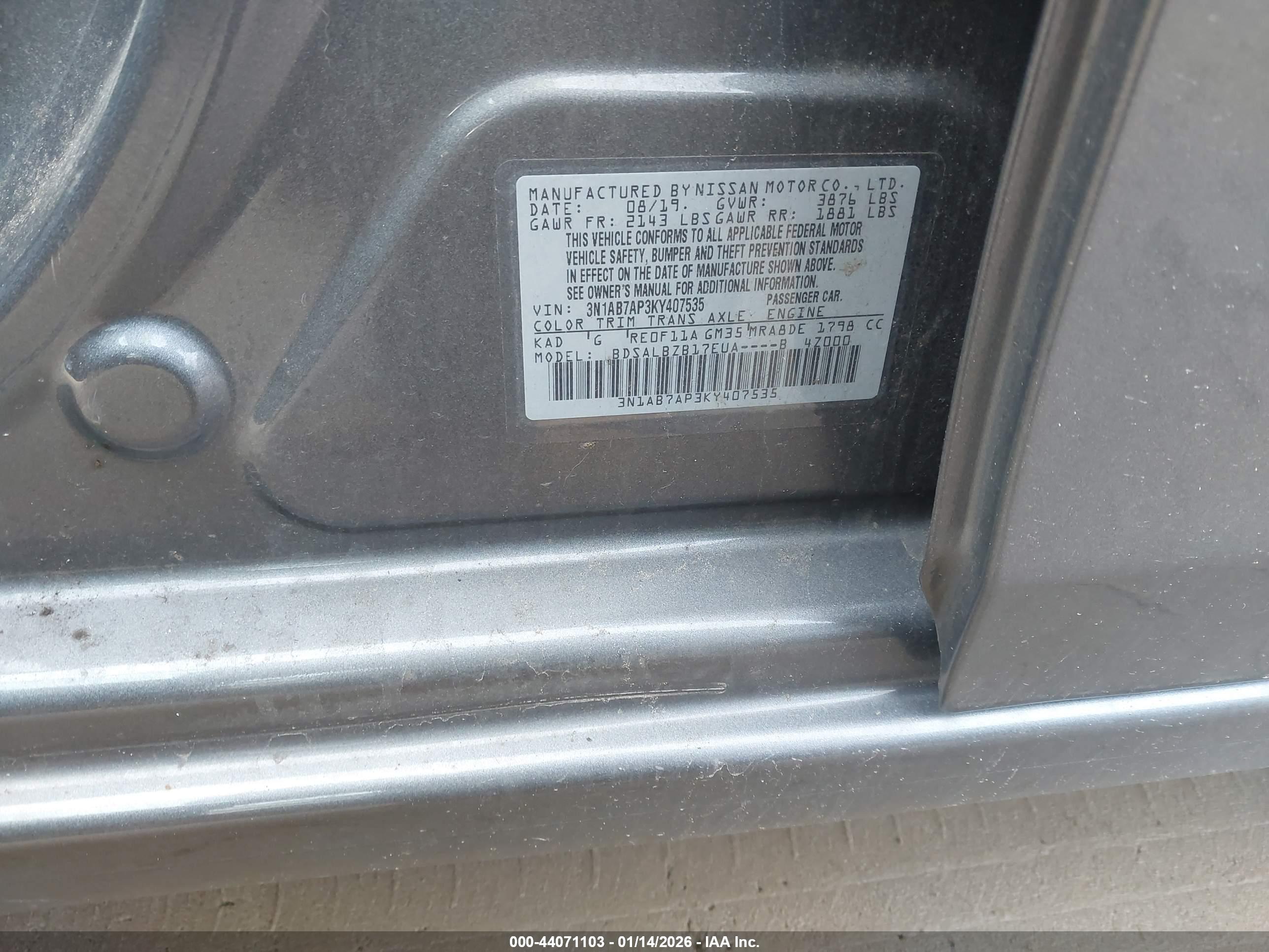 NISSAN SENTRA image 9