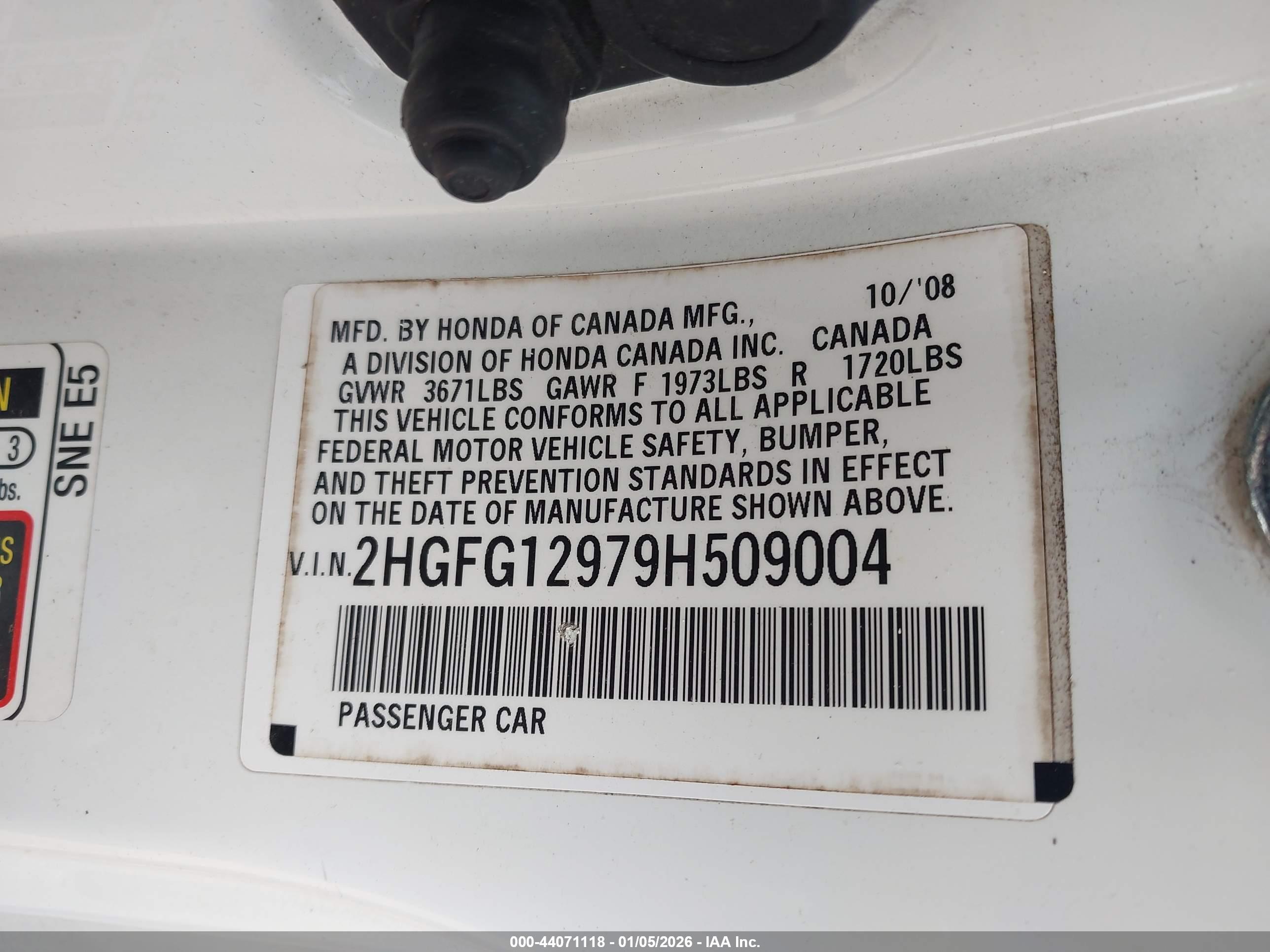 HONDA CIVIC image 9