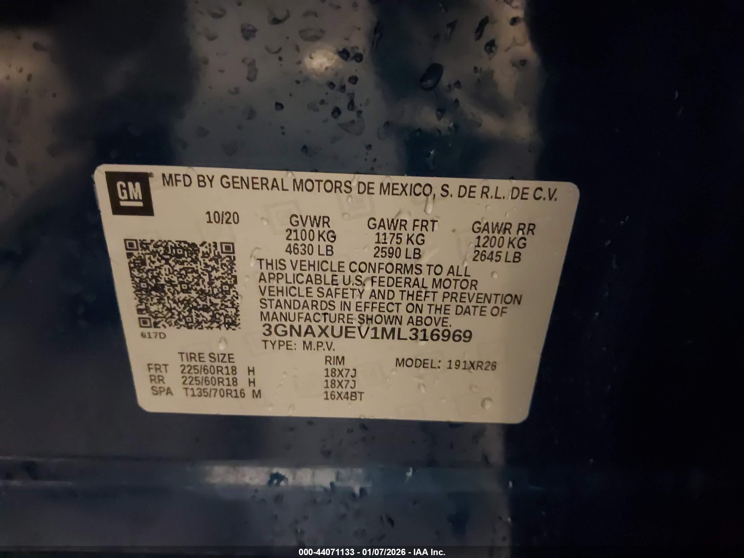 CHEVROLET EQUINOX image 9