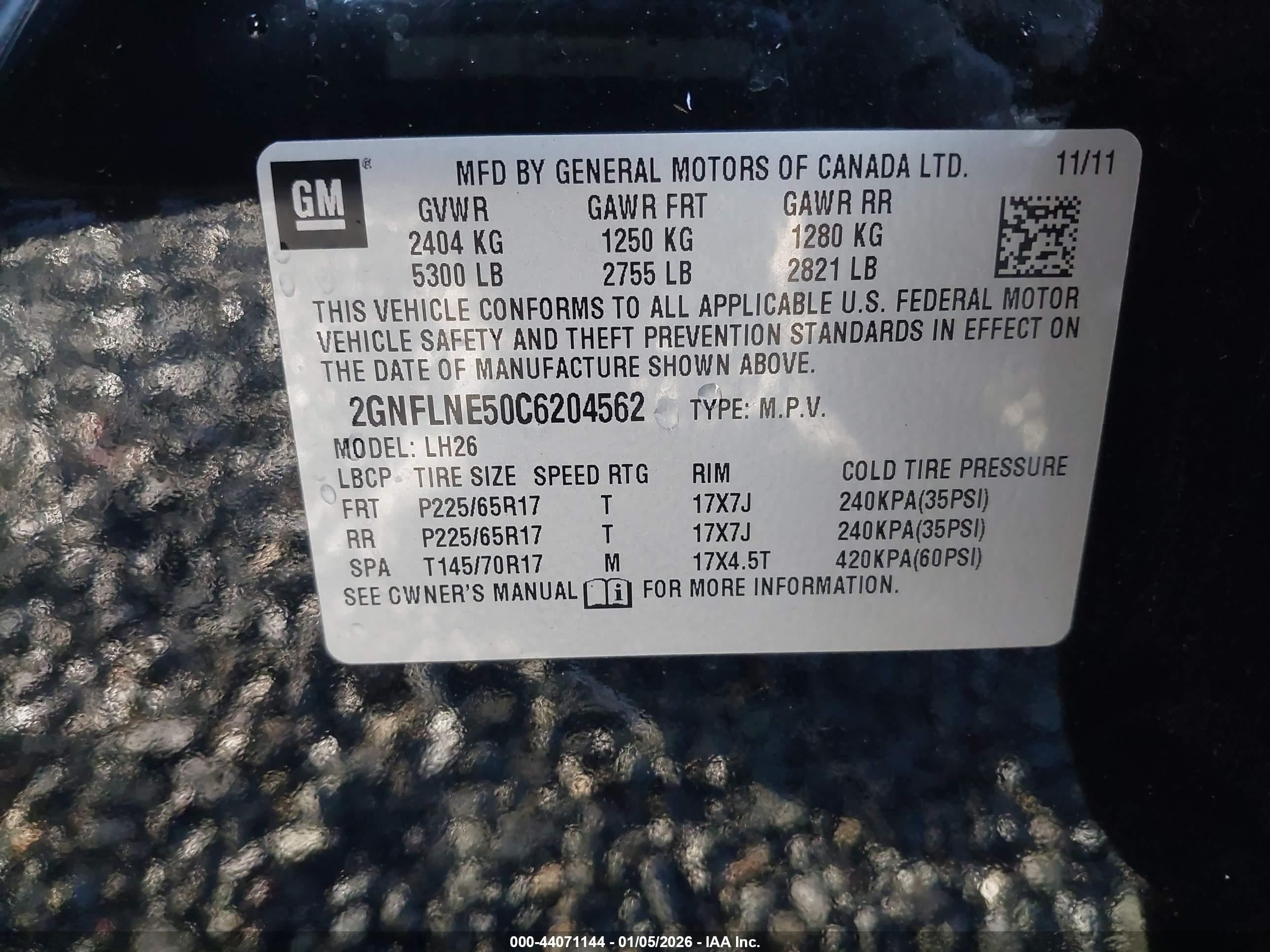 CHEVROLET EQUINOX image 9