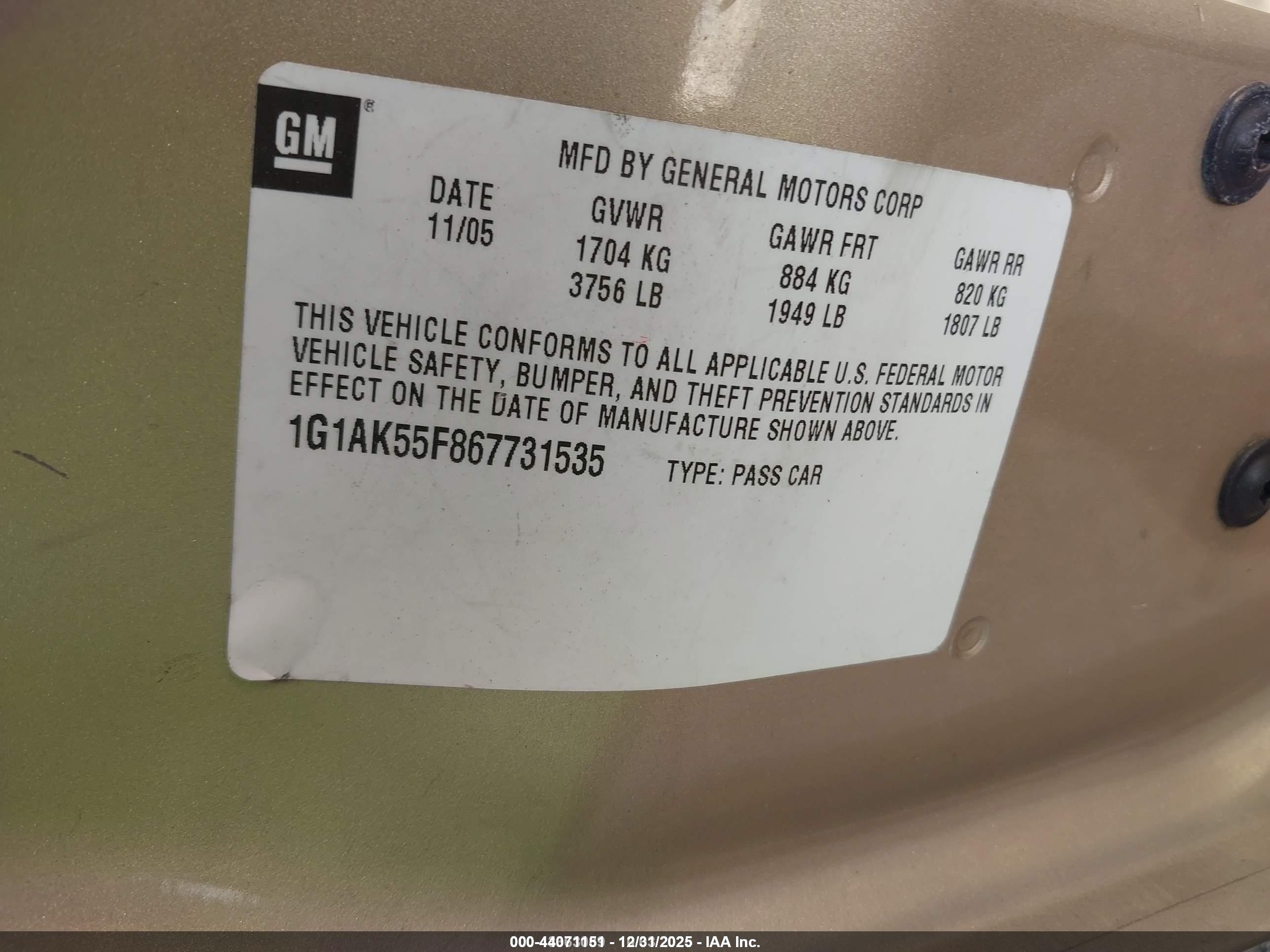 CHEVROLET COBALT image 9
