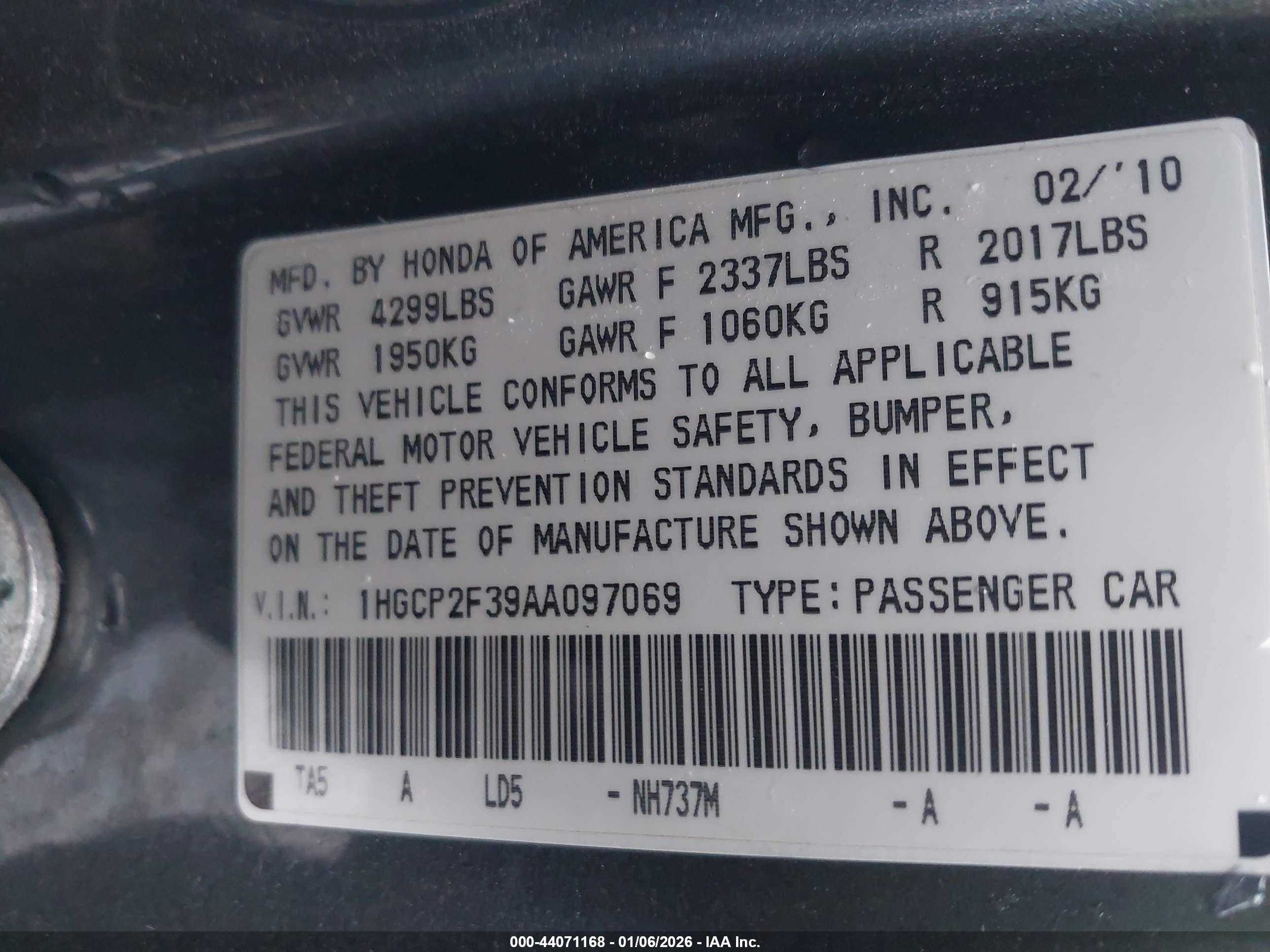 HONDA ACCORD image 9