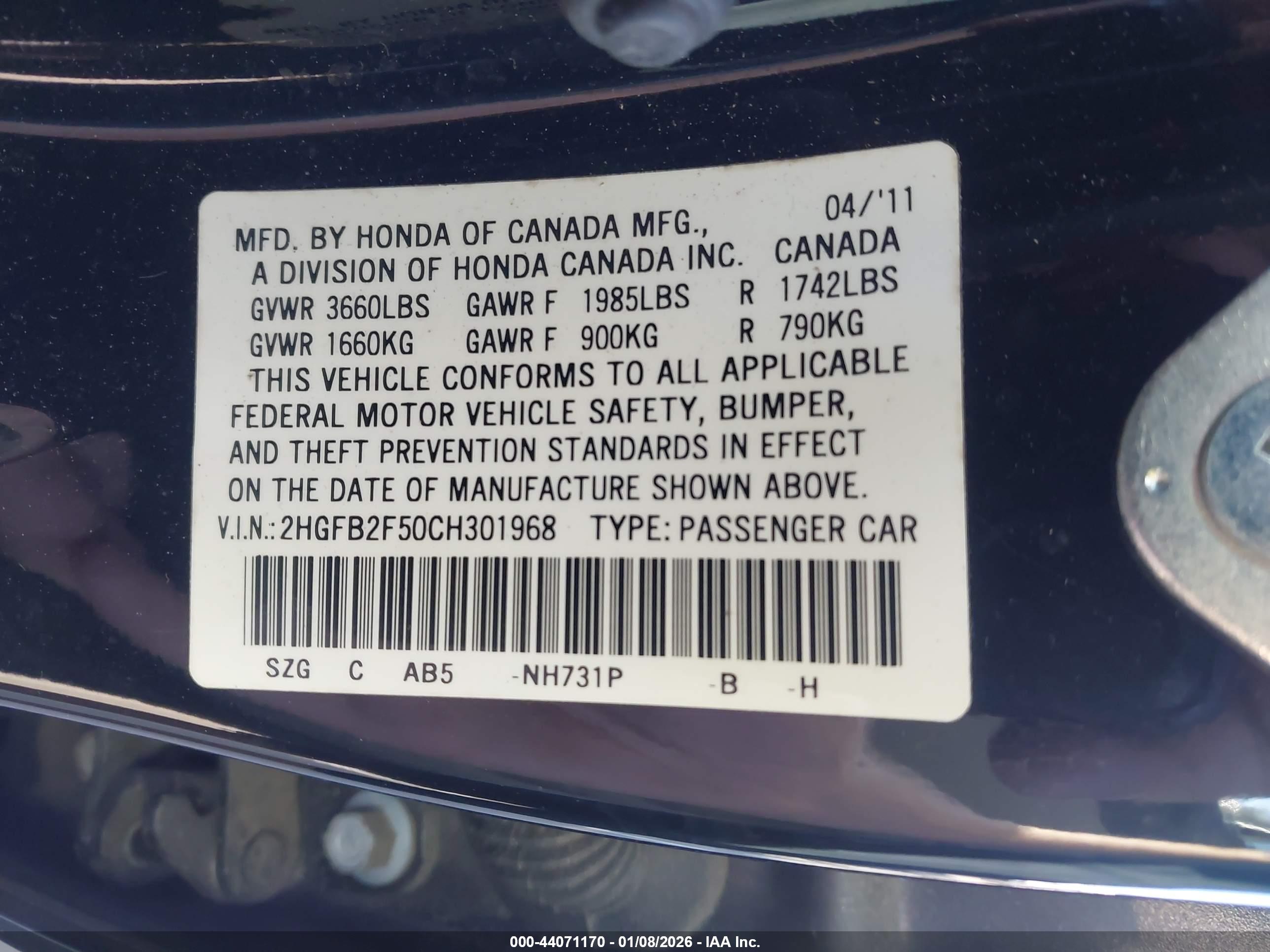 HONDA CIVIC image 9