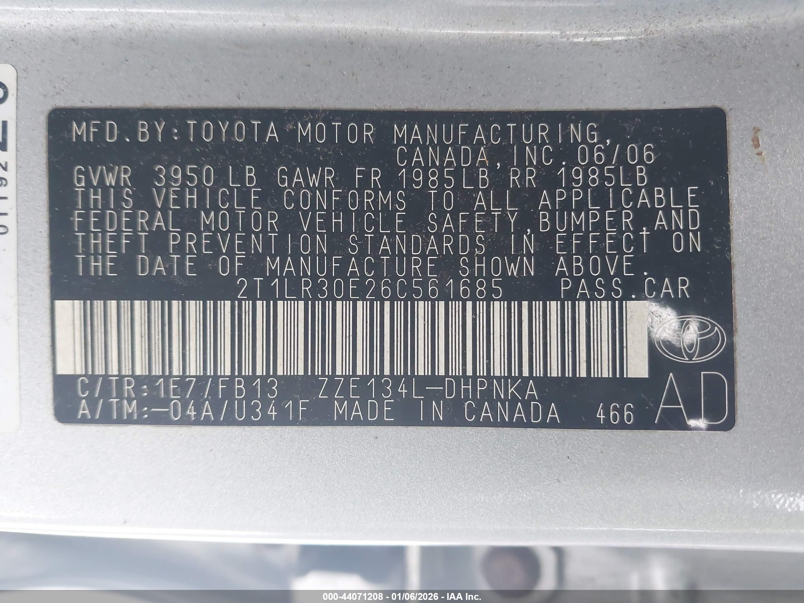 TOYOTA MATRIX image 9