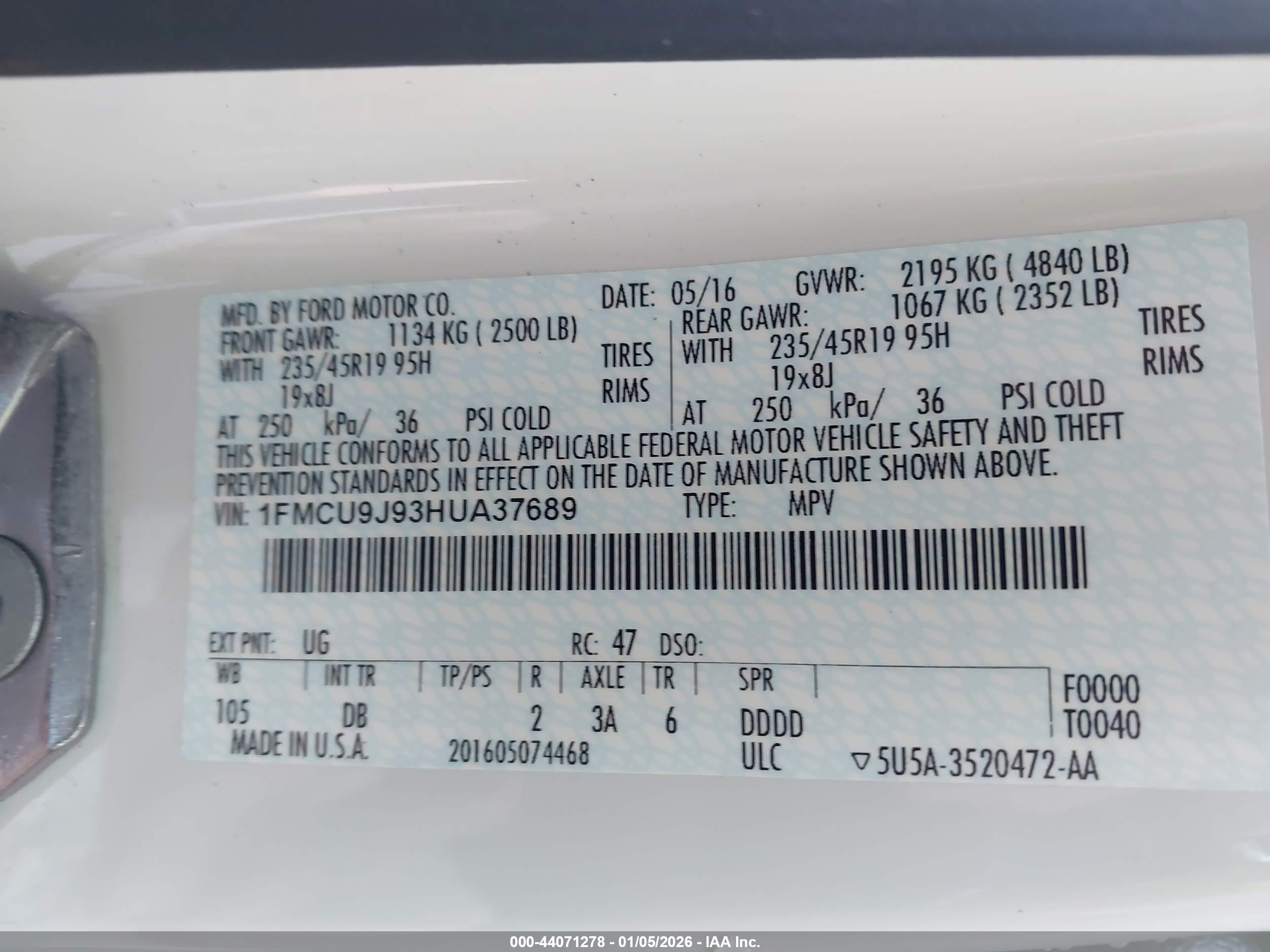 FORD ESCAPE image 9