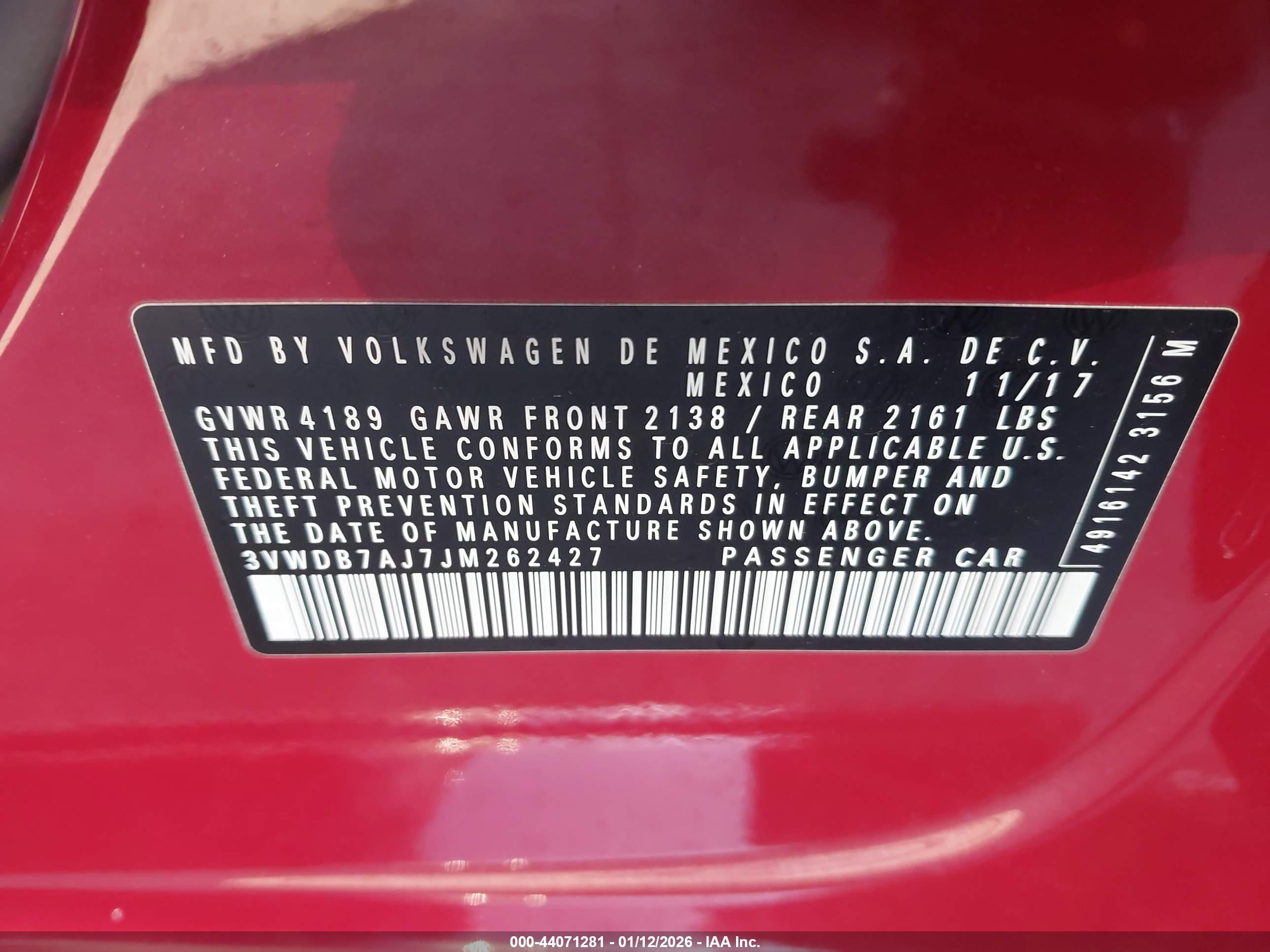 VOLKSWAGEN JETTA image 9