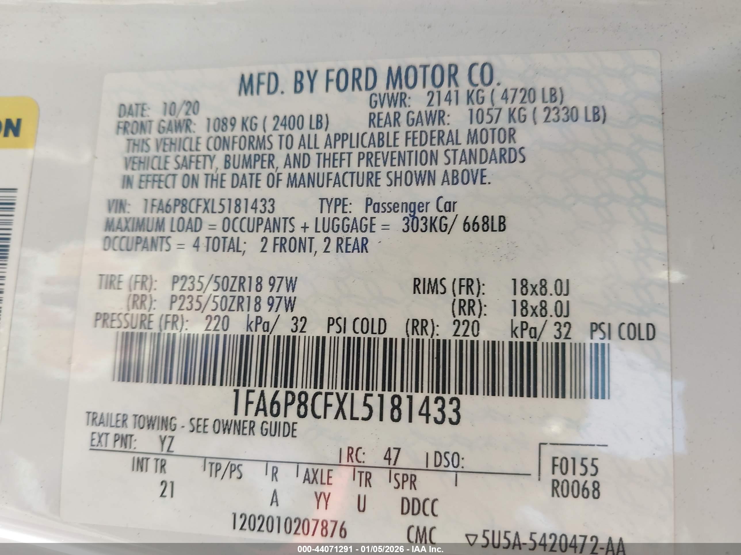 FORD MUSTANG image 9