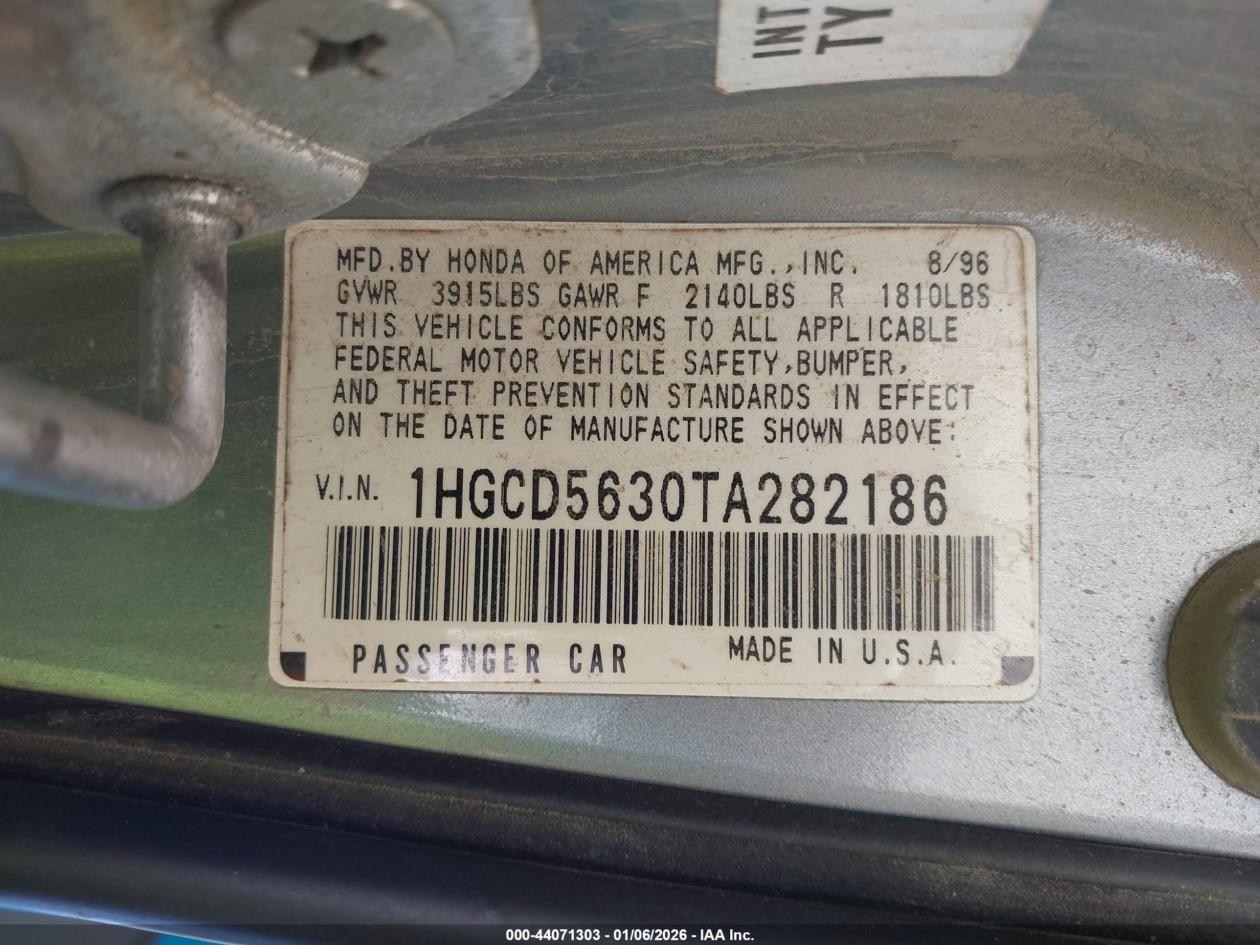 HONDA ACCORD image 9
