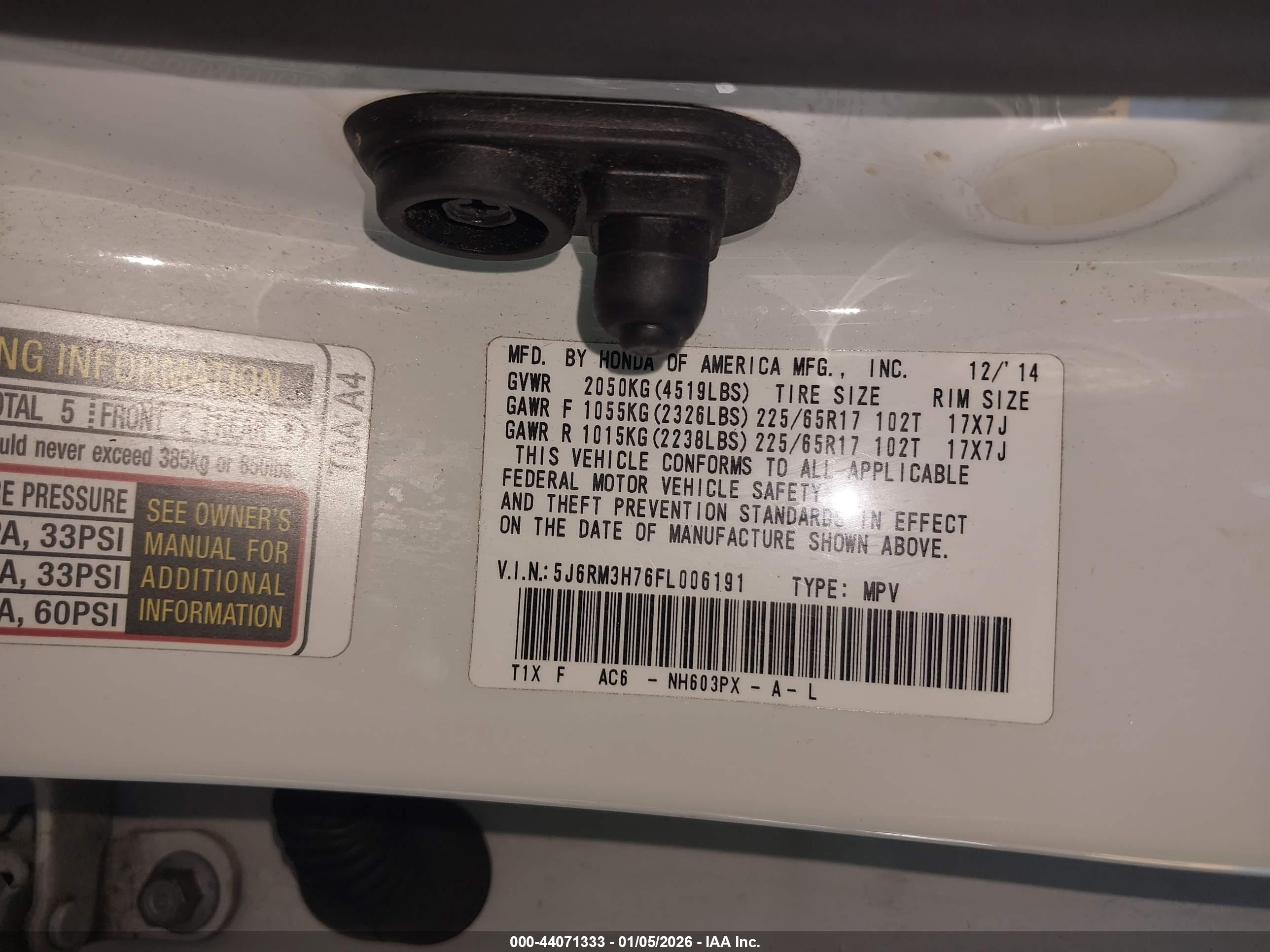 HONDA CR-V image 9