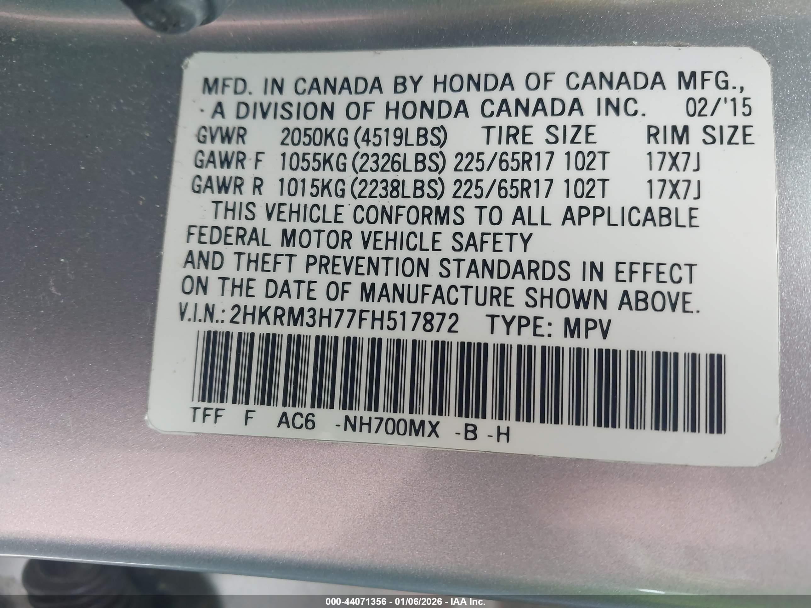 HONDA CR-V image 9