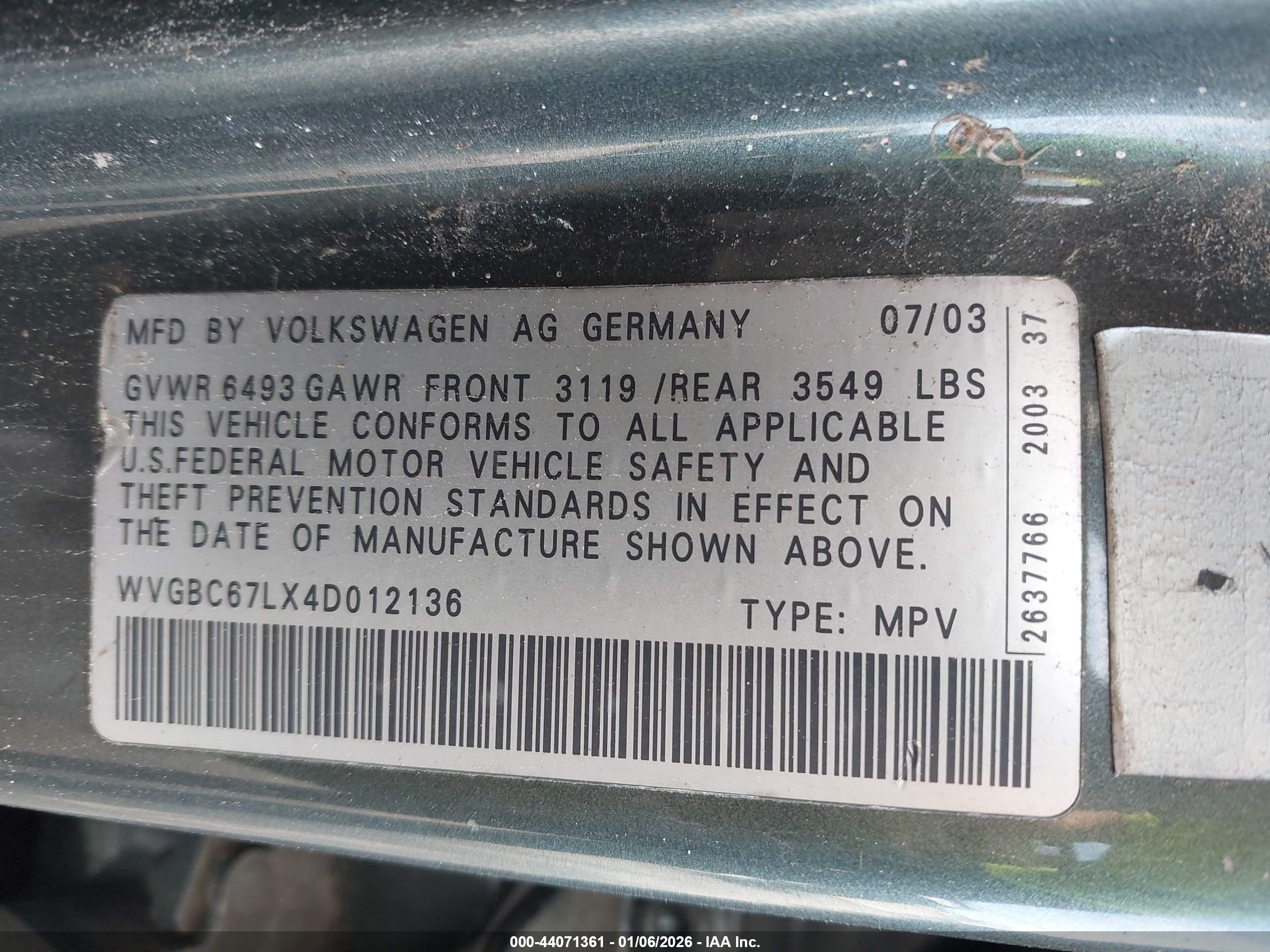 VOLKSWAGEN TOUAREG image 9
