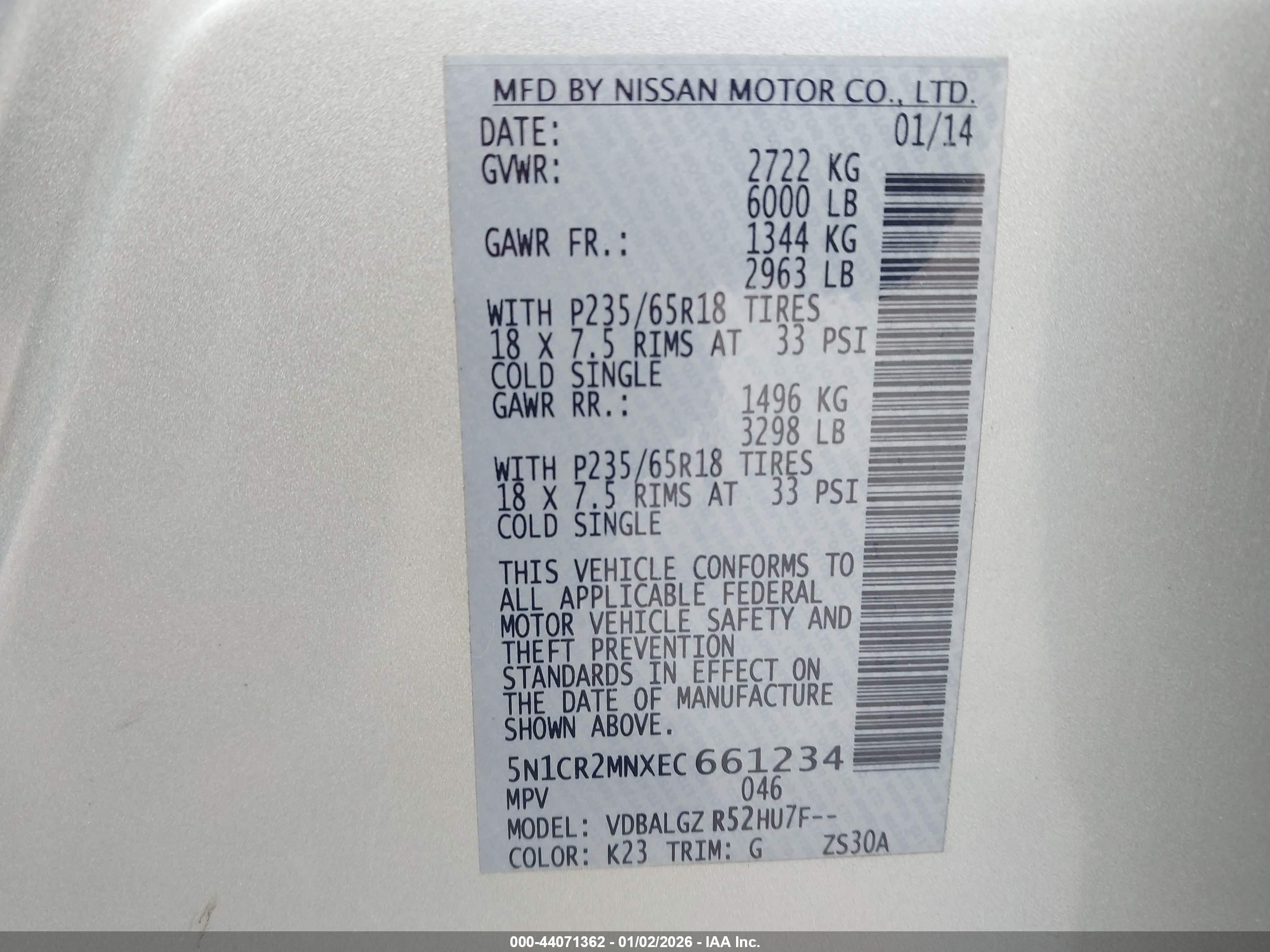 NISSAN PATHFINDER image 9
