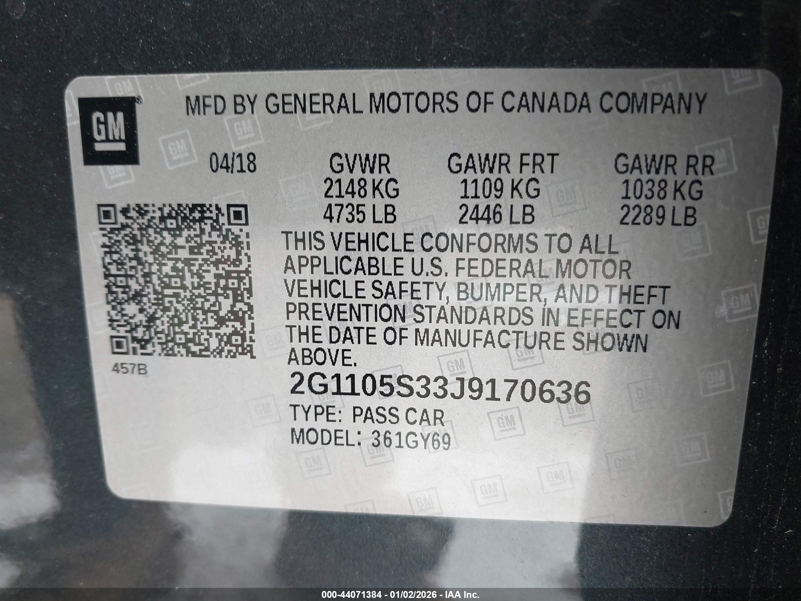CHEVROLET IMPALA image 9