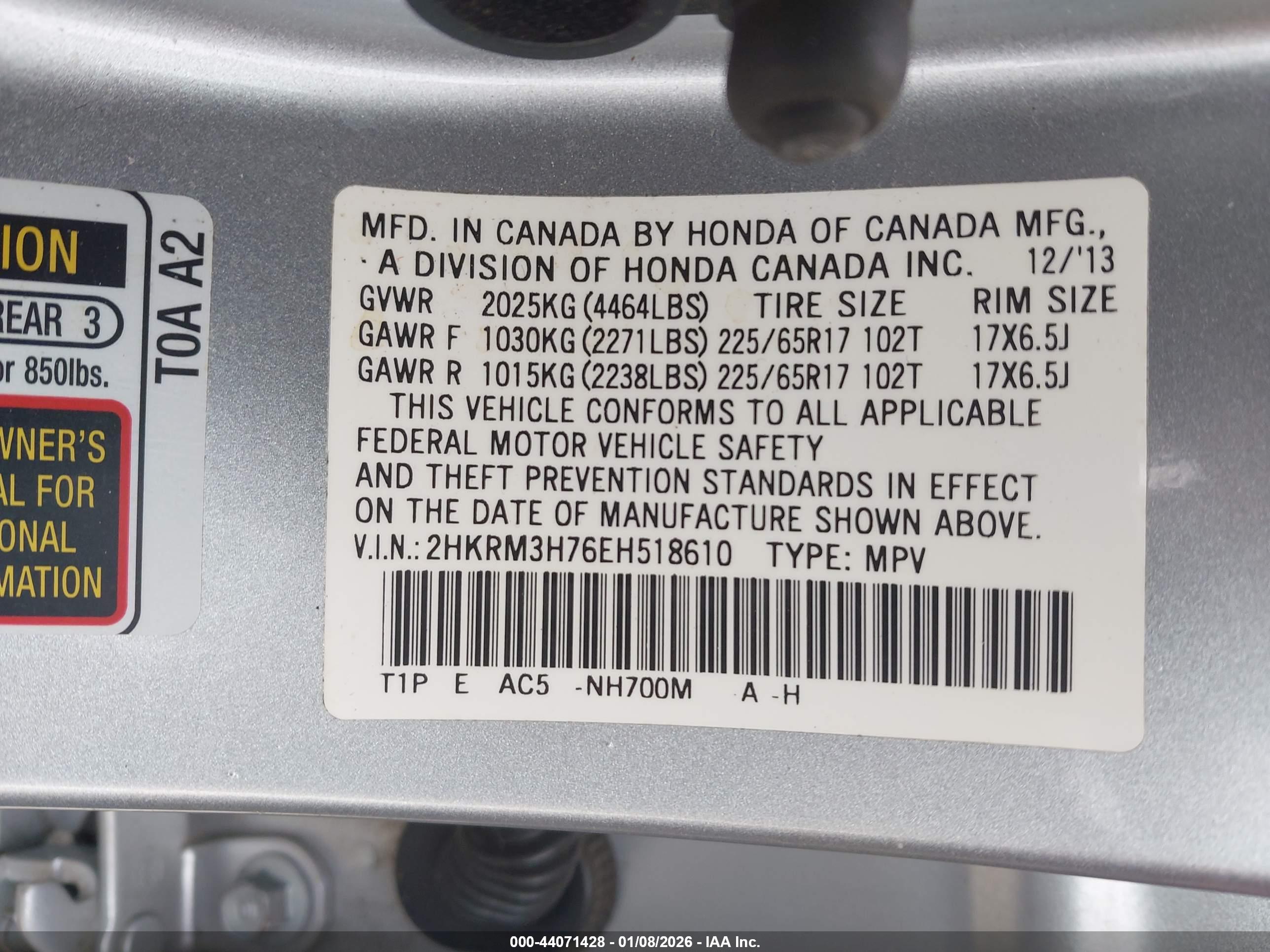 HONDA CR-V image 9